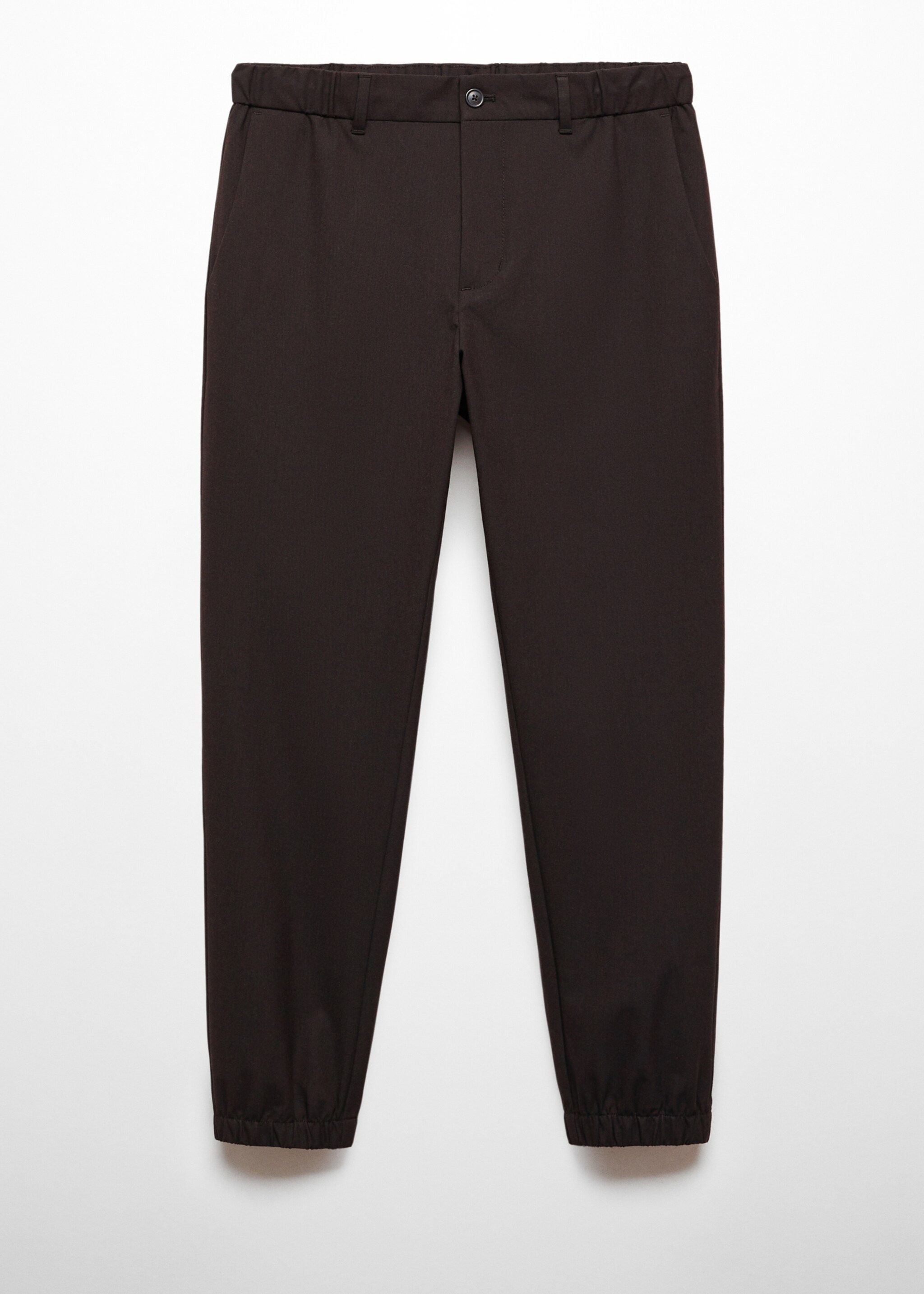 Slim-fit jogger pants with drawstring - Article without model