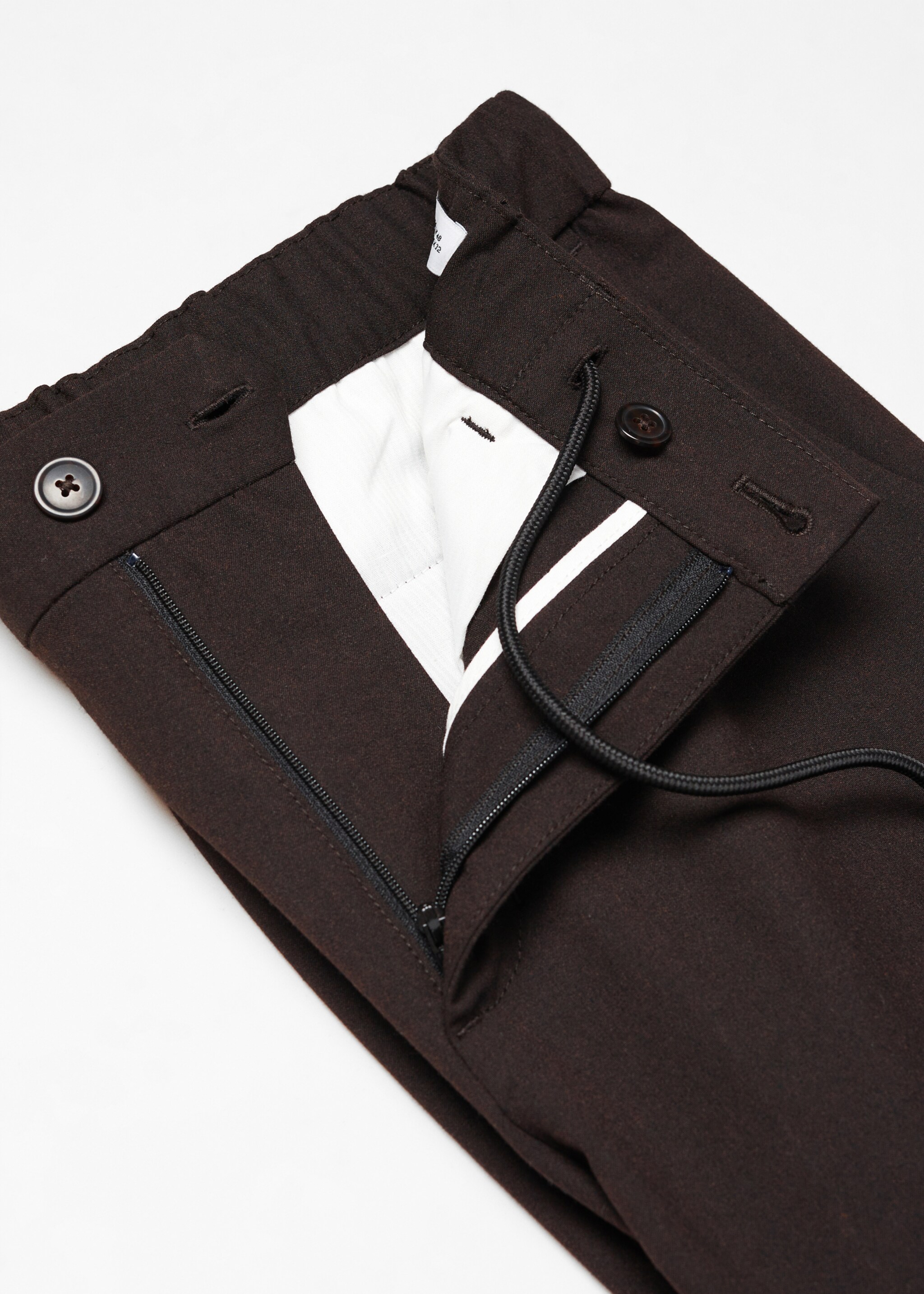 Slim-fit jogger pants with drawstring - Details of the article 8