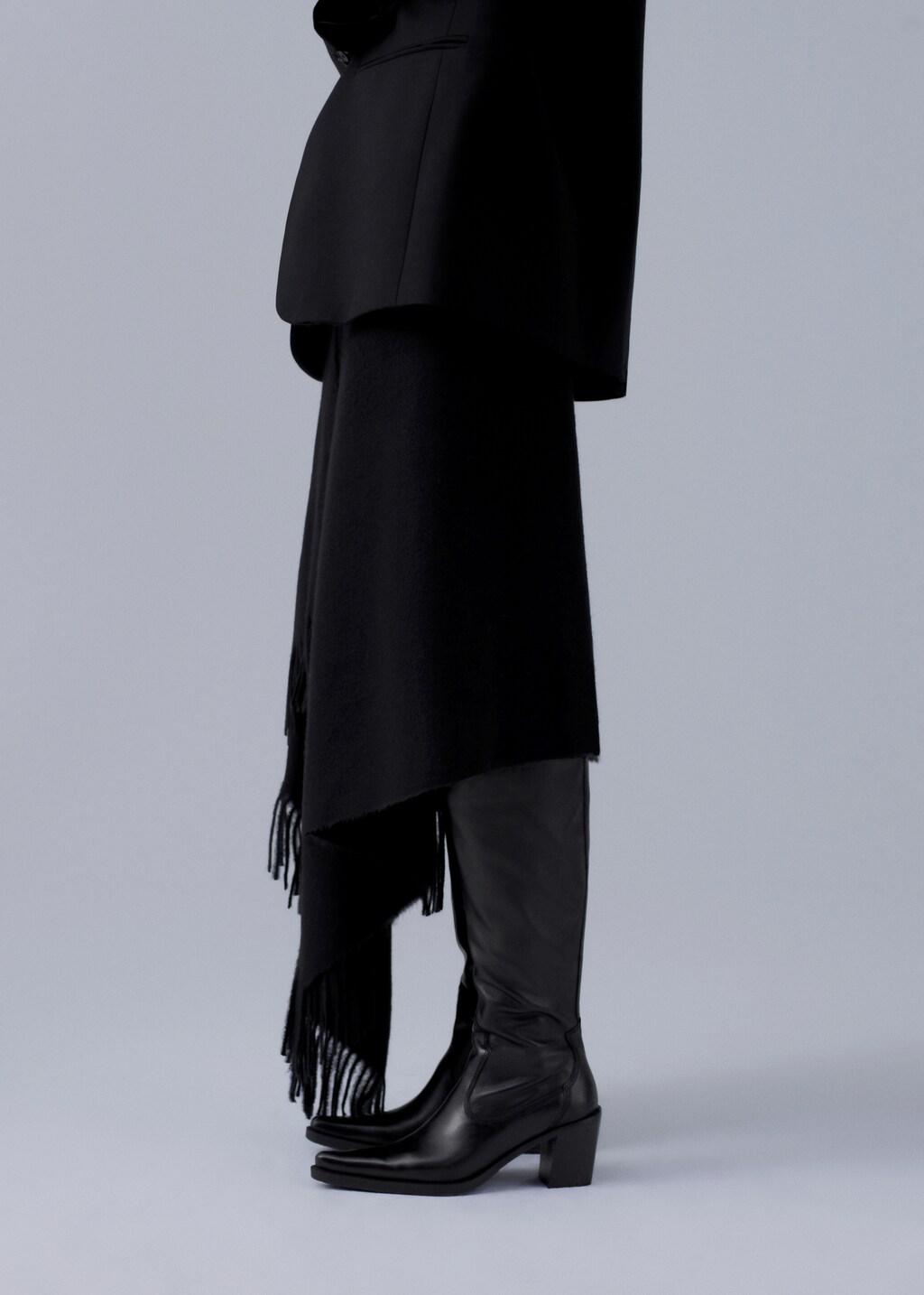 Womens black high heel dress boots hotsell