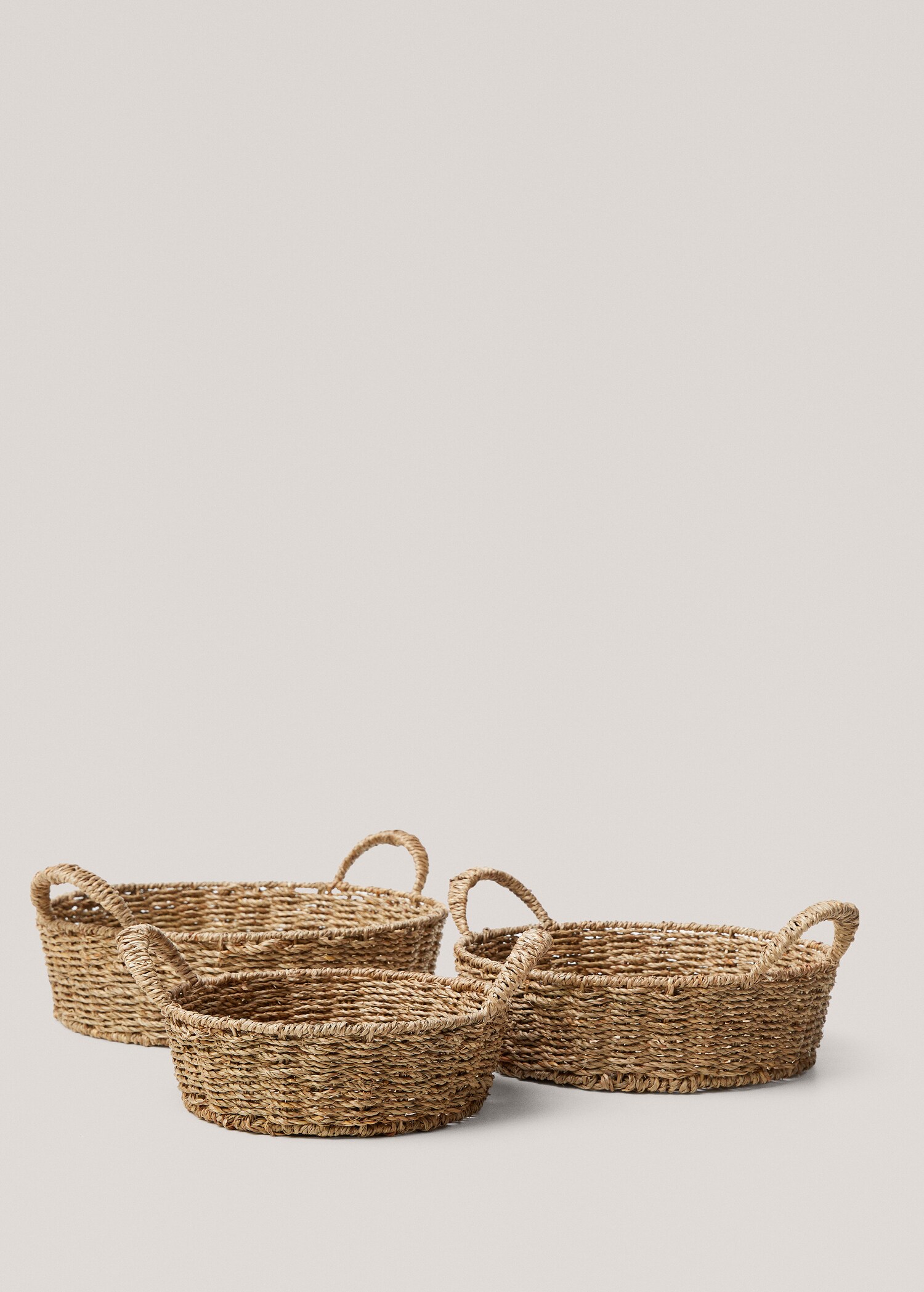 Small round basket with handle - Details of the article 3