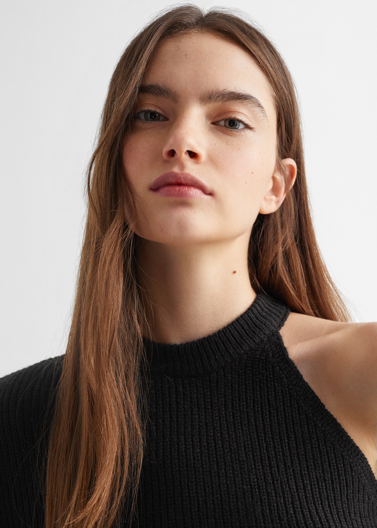 Asymmetrischer Strickpullover - Detail des Artikels 1