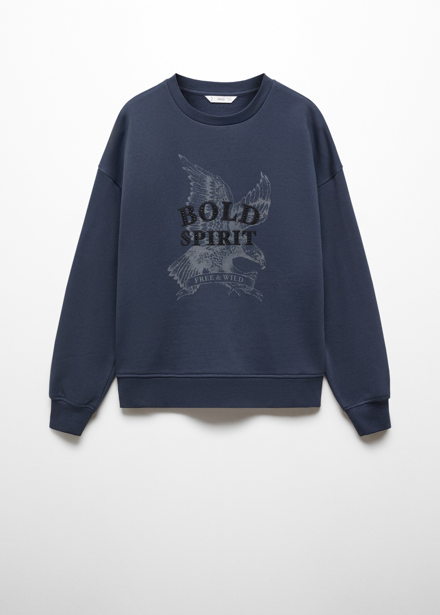Sudadera mensaje estampado - Artículo sin modelo