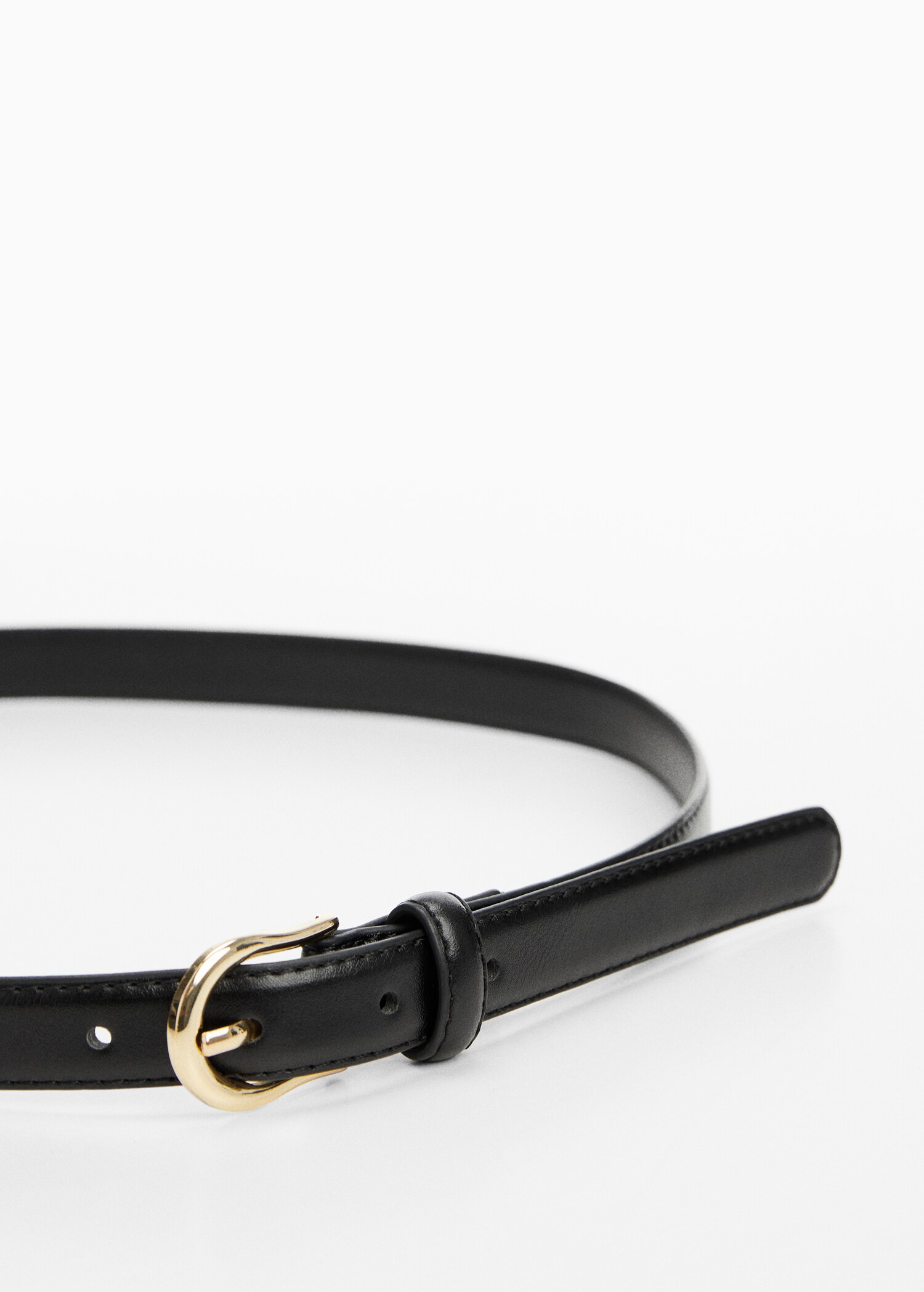 Buckle skinny belt - Medium plane