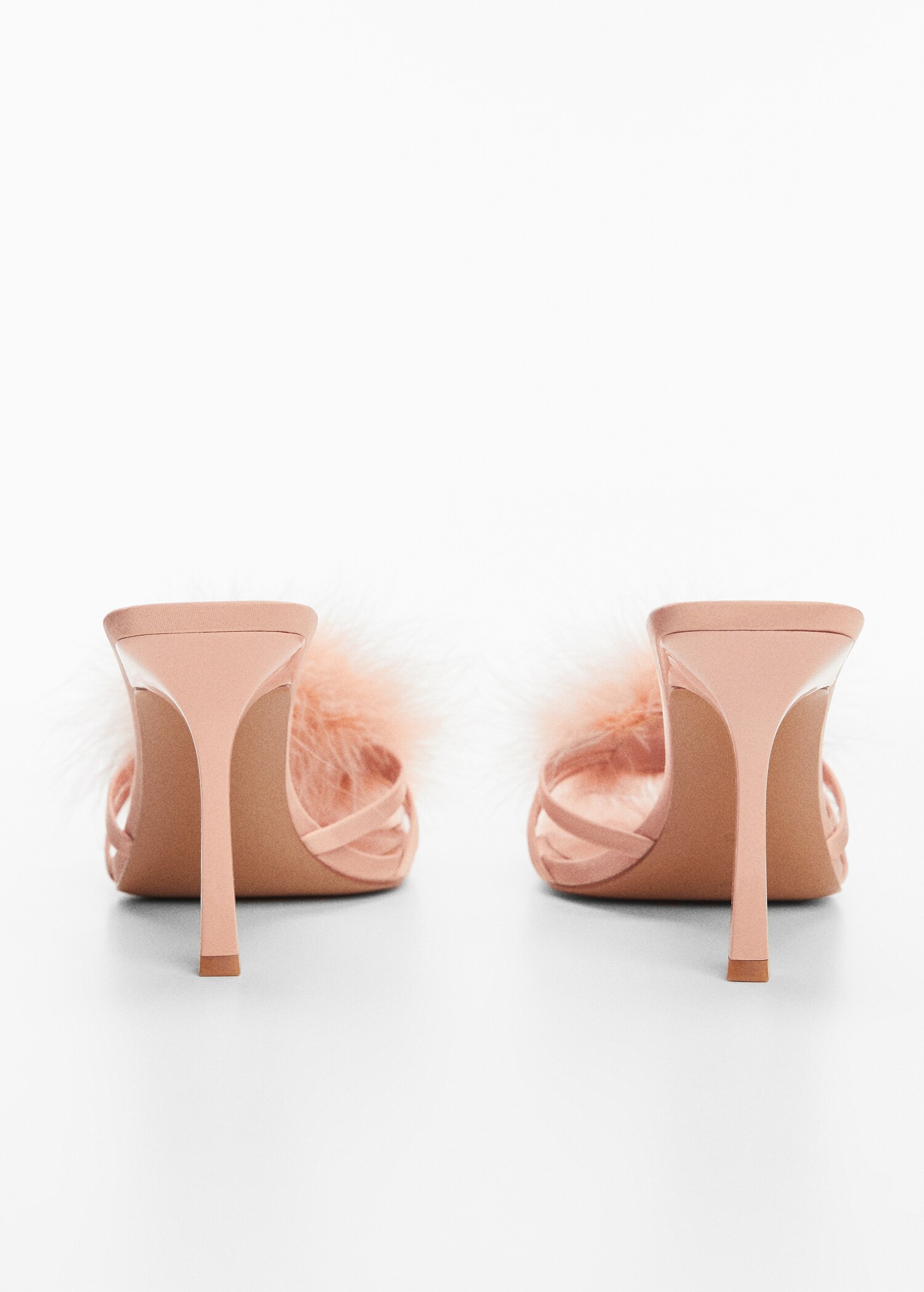 Sandals with feather decoration - Details of the article 1