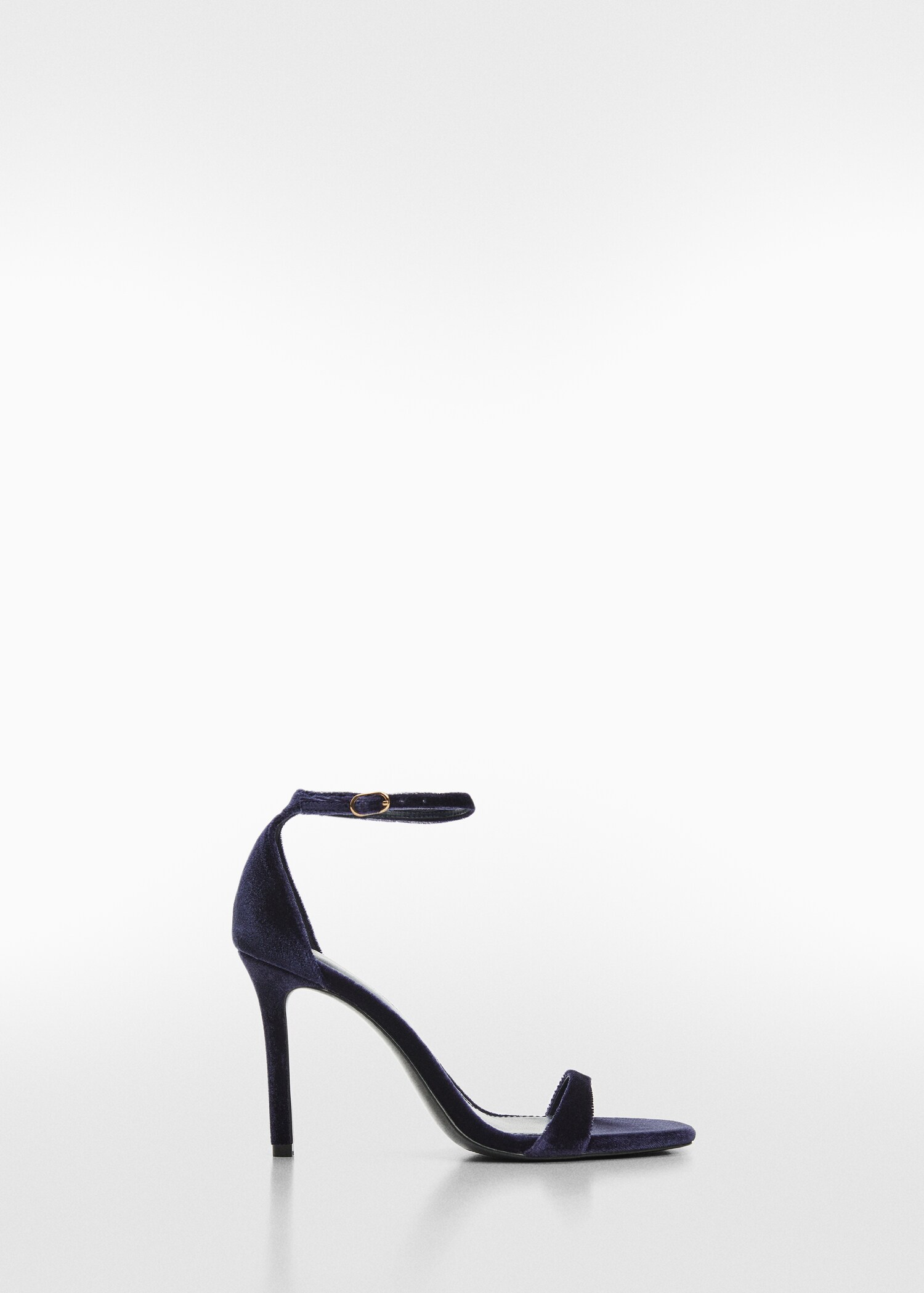 Velvet heel sandals - Article without model