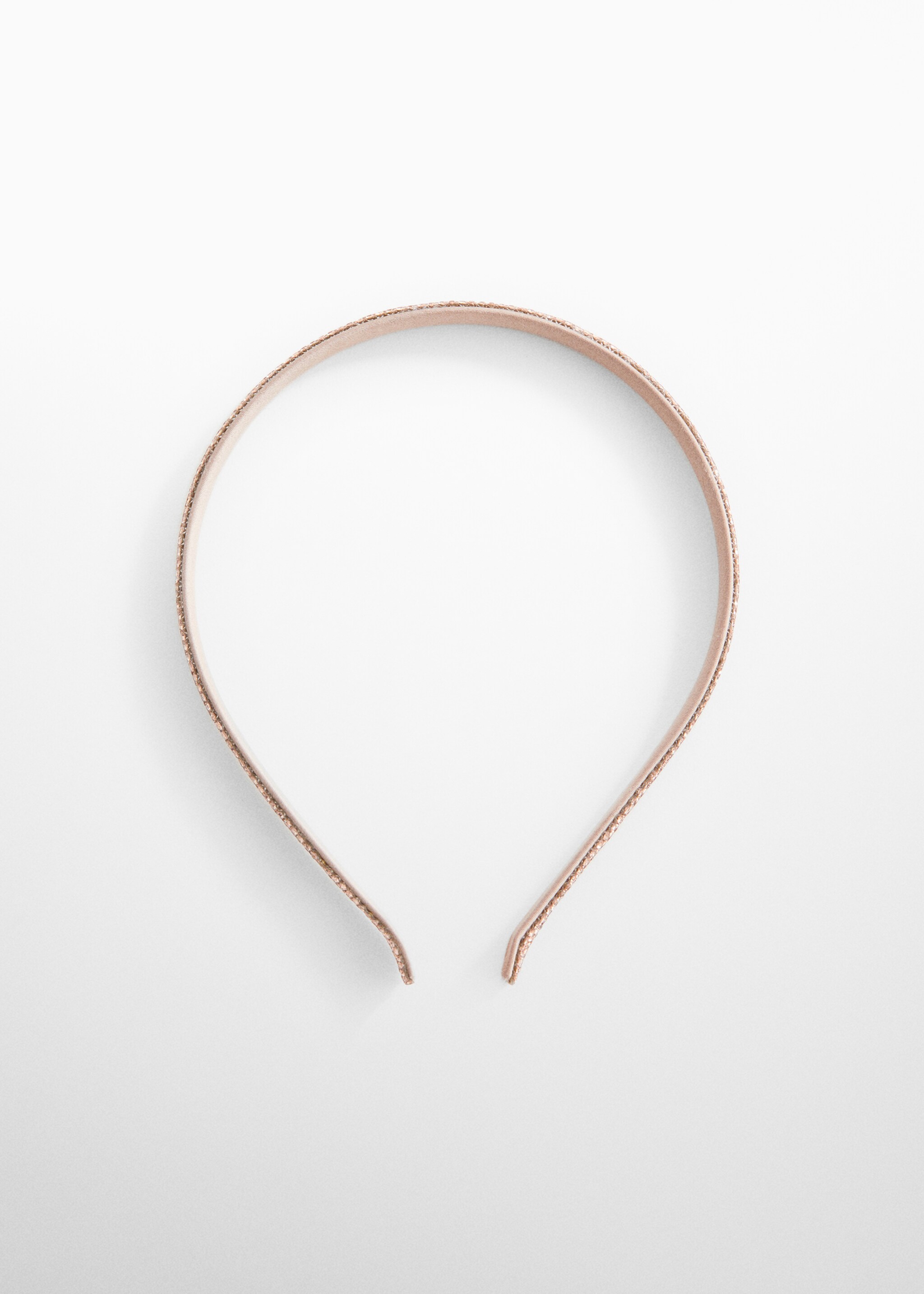 Faceted crystal hairband - Article without model, Gold. Ref: 67040299-00.
