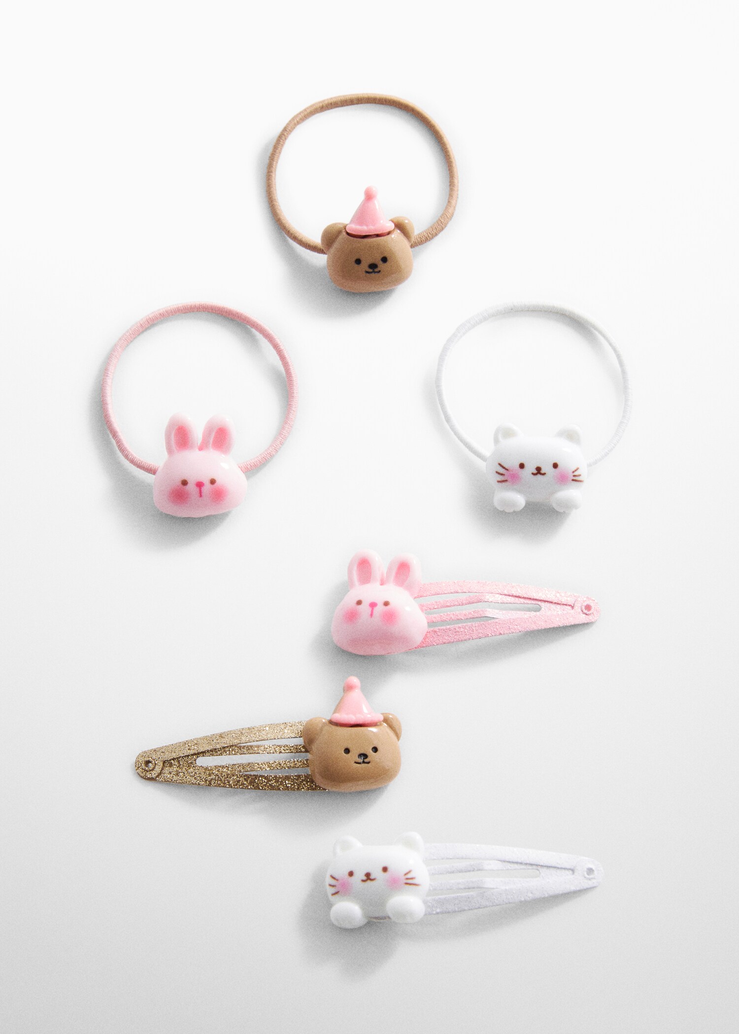 Pack Haargummis und -clips - Artikel ohne Model