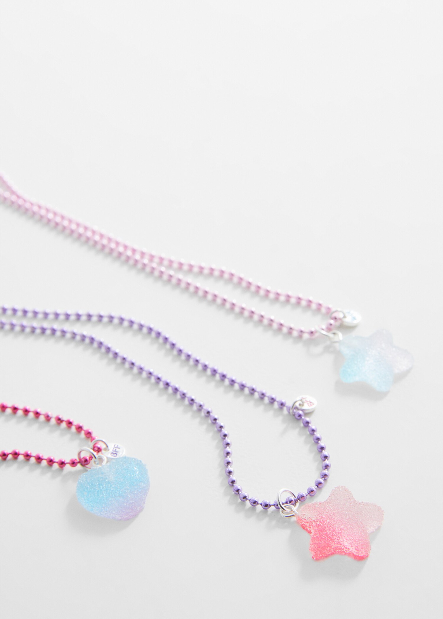 Pack of 3 Best Friends necklaces - Medium plane