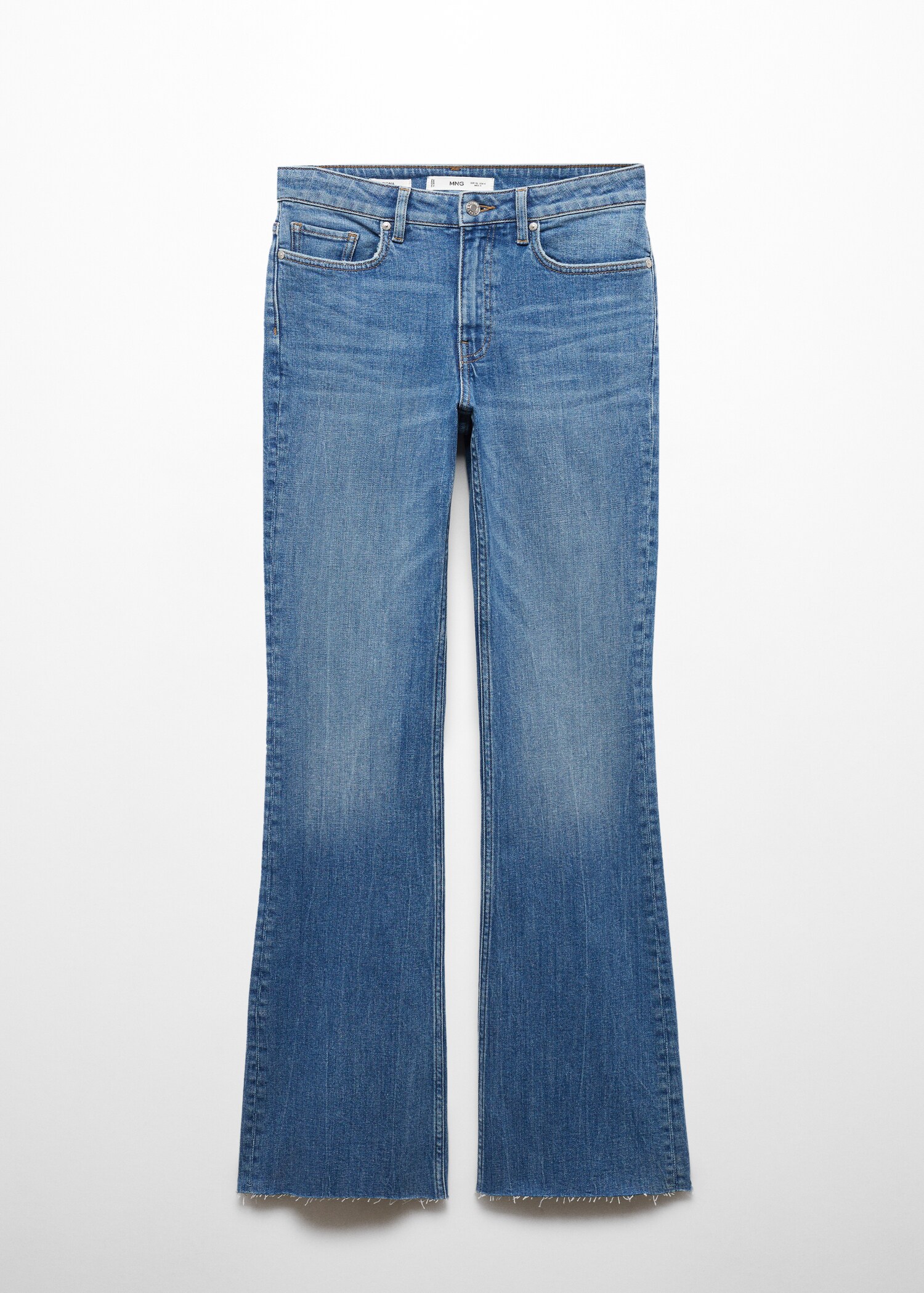 Medium-rise flared jeans - Article without model