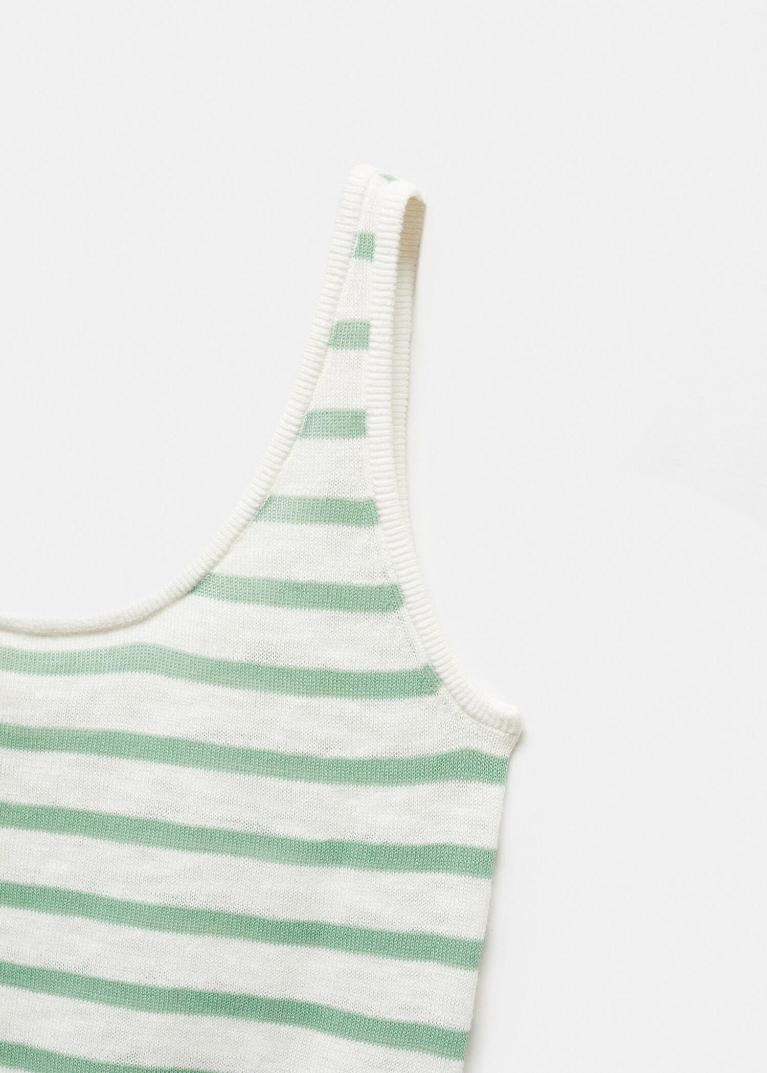 Striped knit top - Details of the article 8