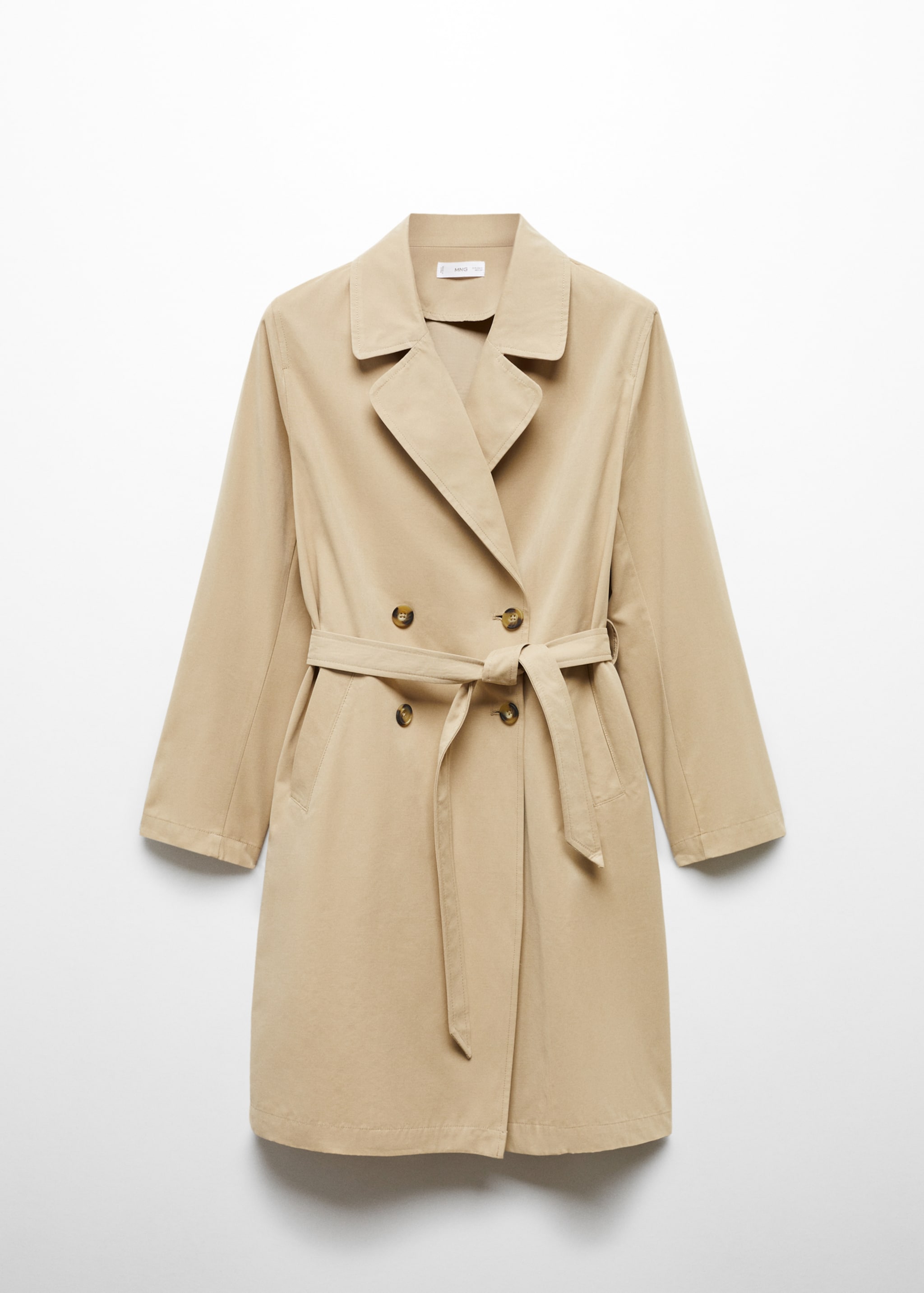 Klassieke trenchcoat met ceintuur - Artikel zonder model