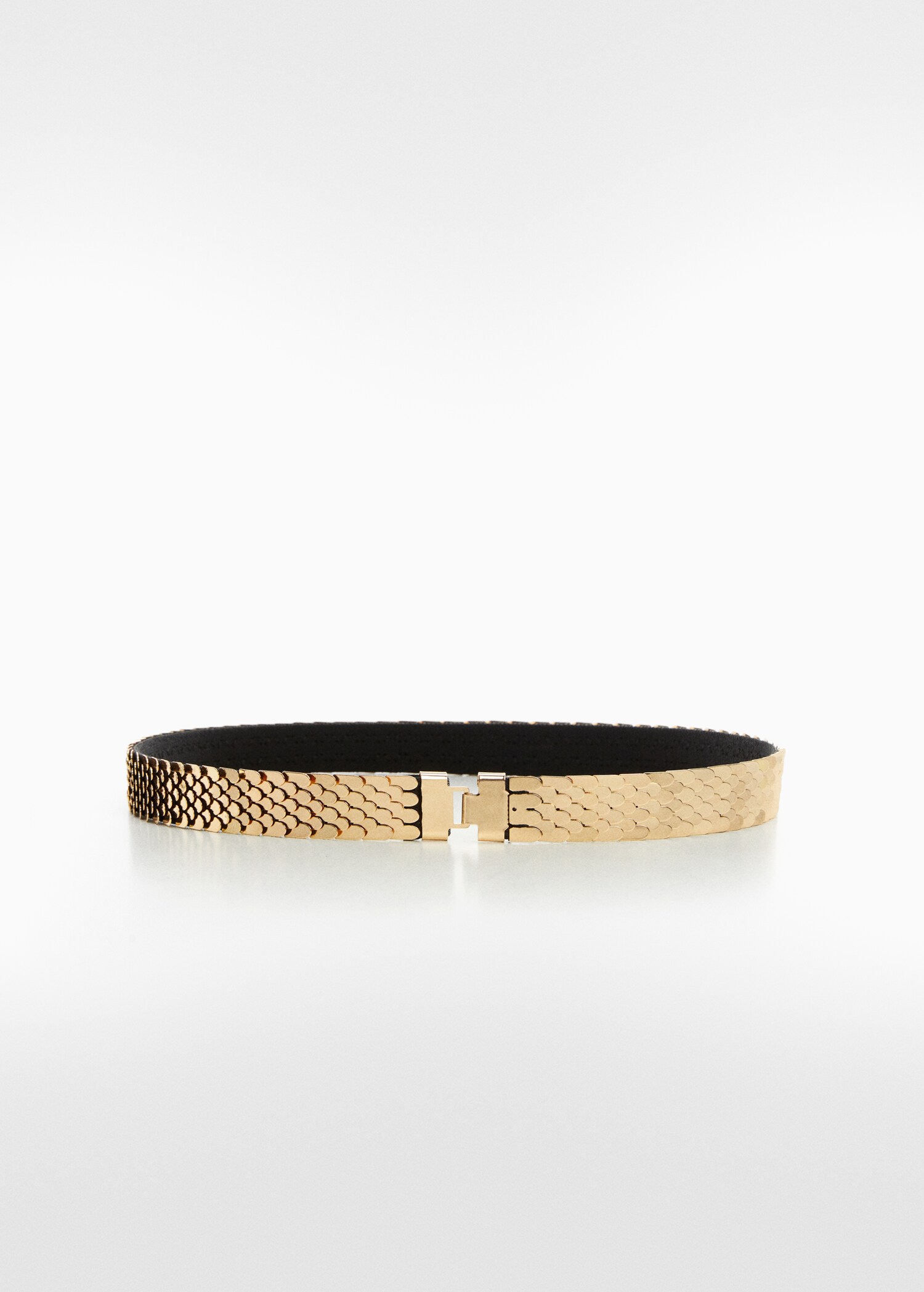 Metal appliqué belt - Article without model