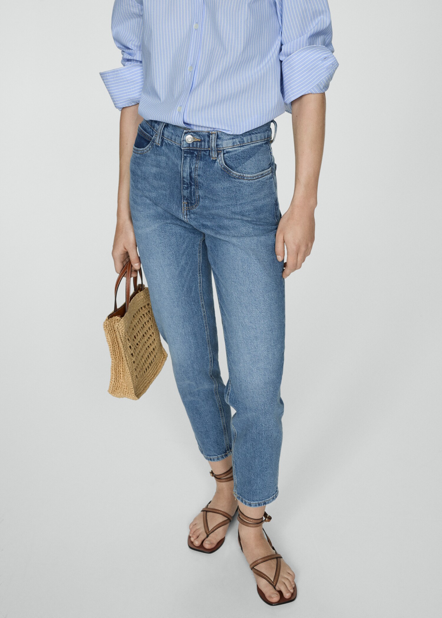 Newmom comfort high-rise jeans - Medium plane