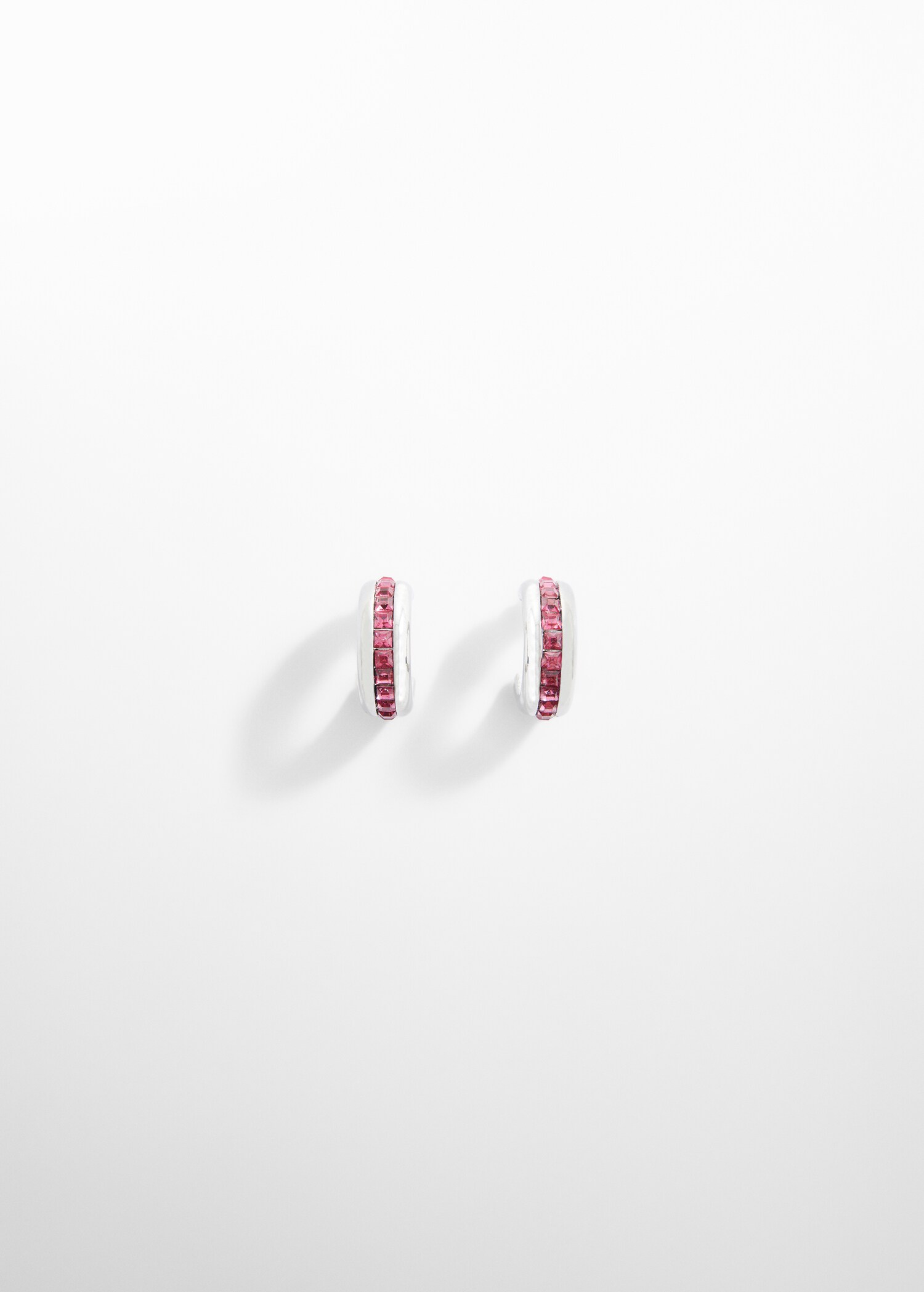 Crystal hoop earrings - Article without model