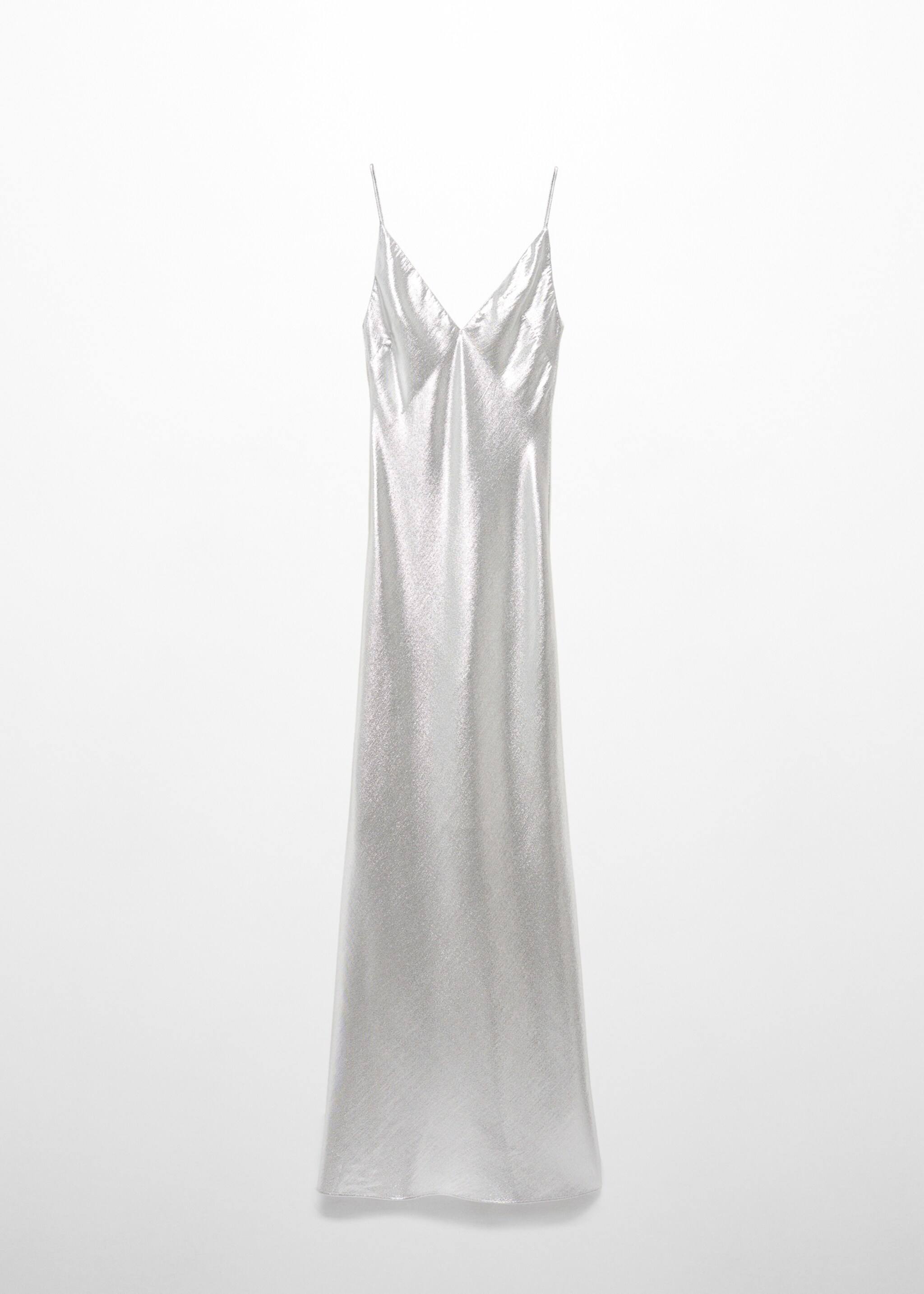 Langes Metallic-Kleid - Artikel ohne Model