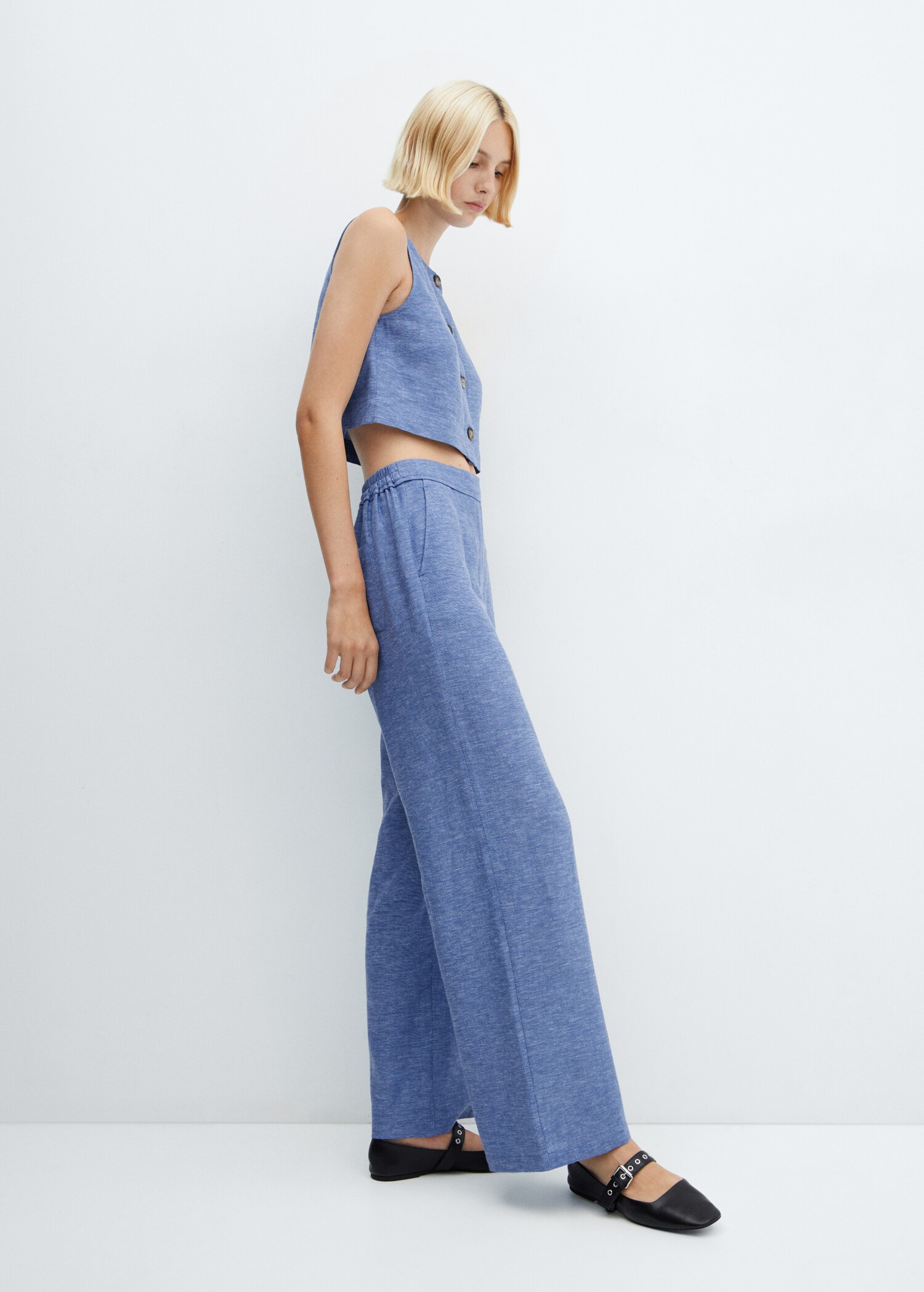 Leinenhose mit Gummibund - Detail des Artikels 2