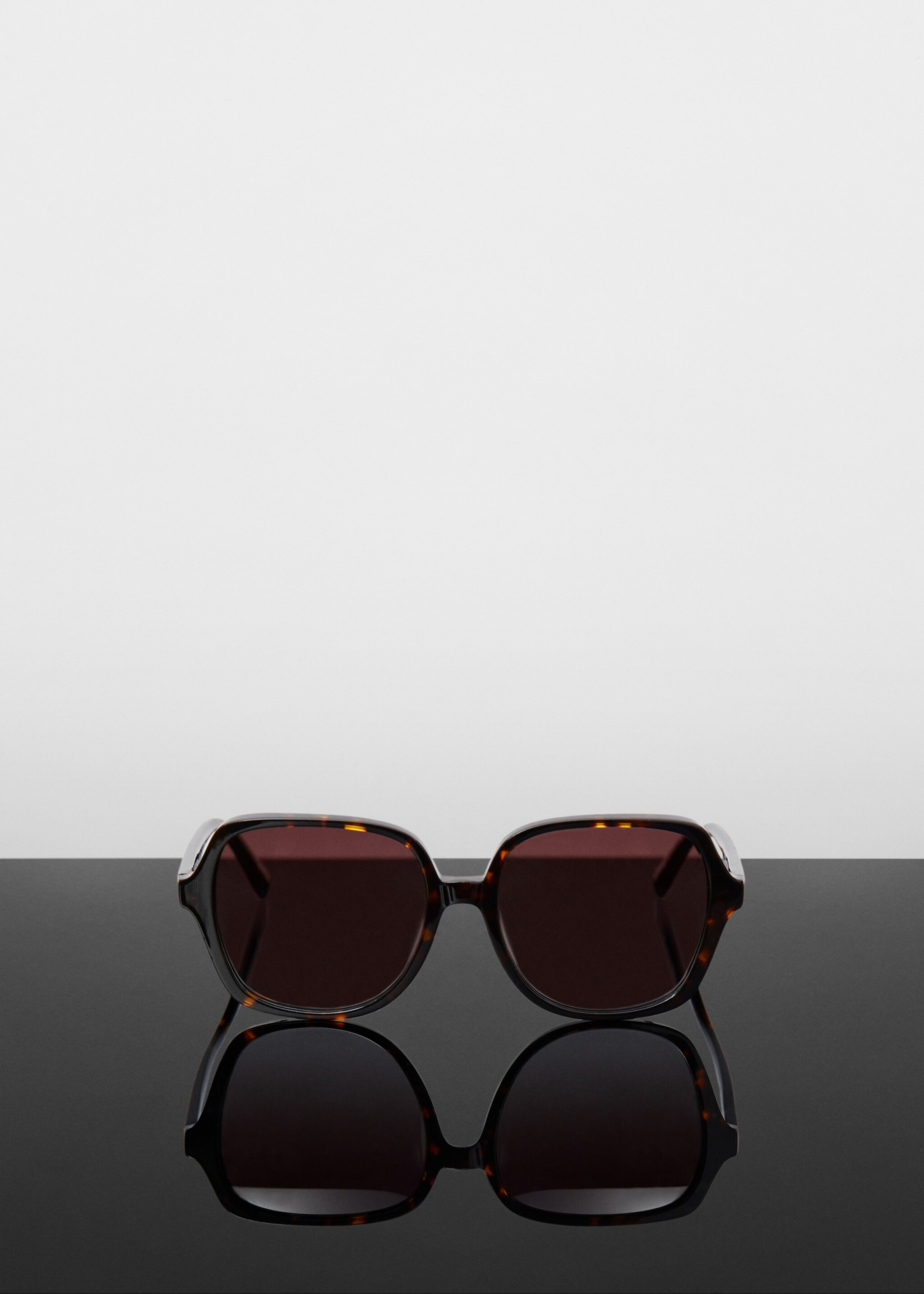 Tortoiseshell square sunglasses - Article without model