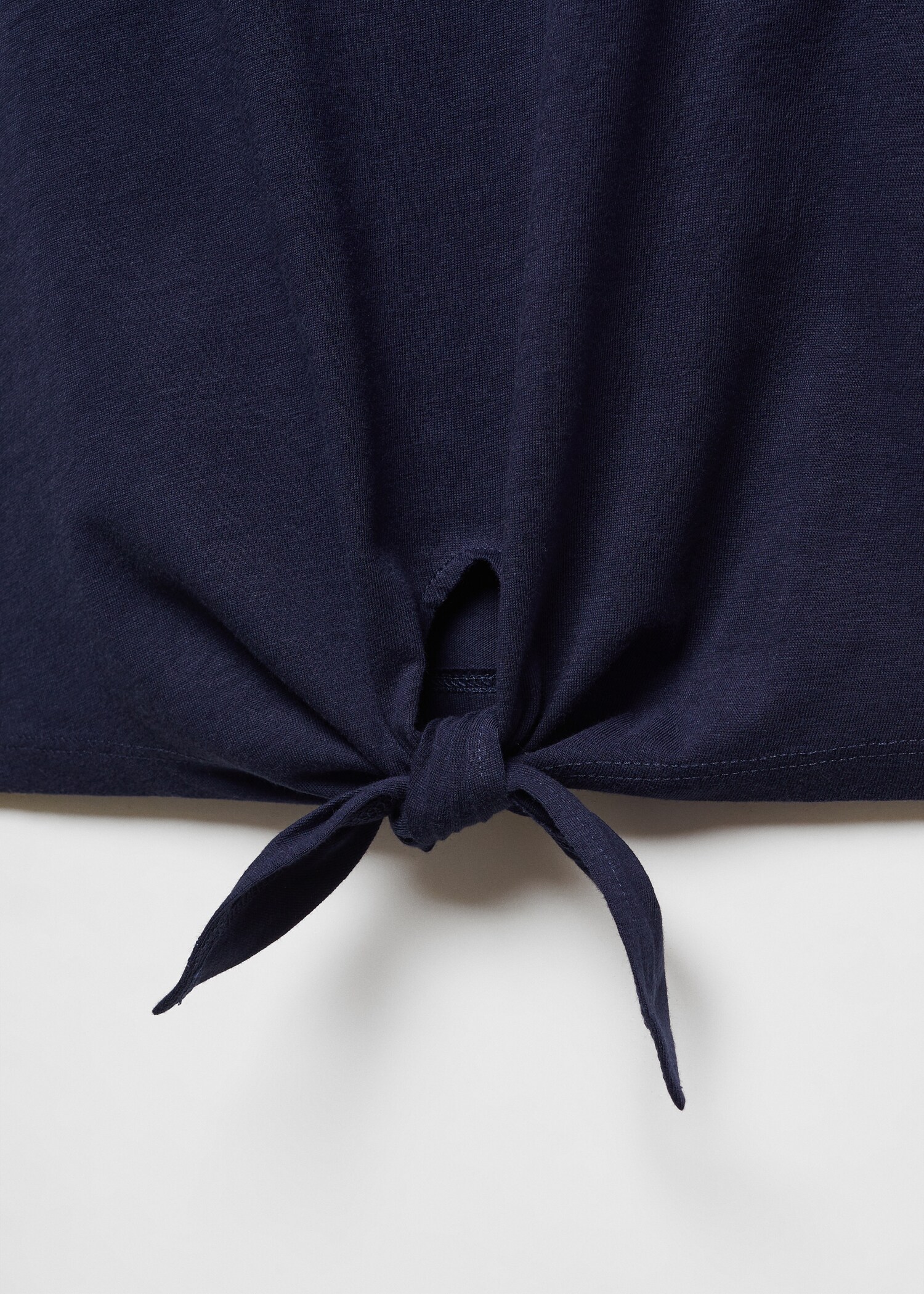 Knot cotton t-shirt - Details of the article 8