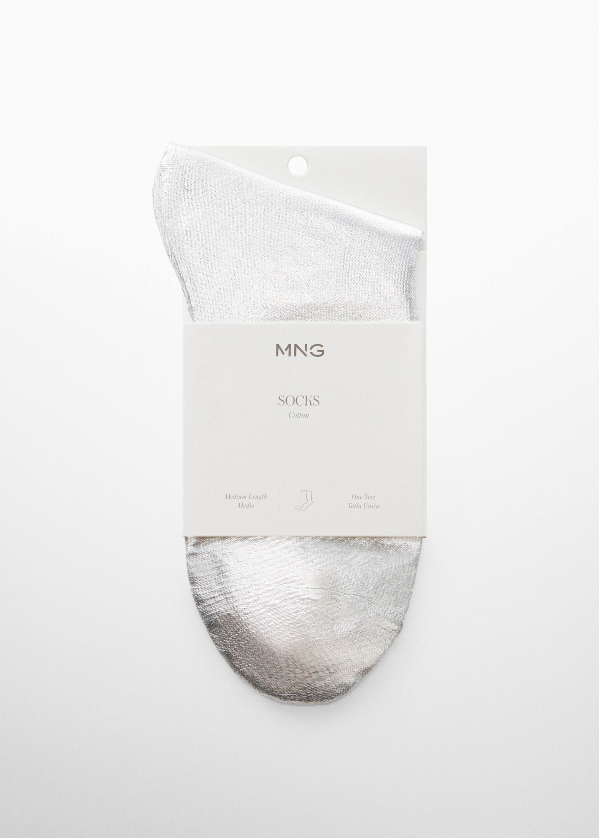 Foil socks - Article without model, Silver. Ref: 67040420-00.