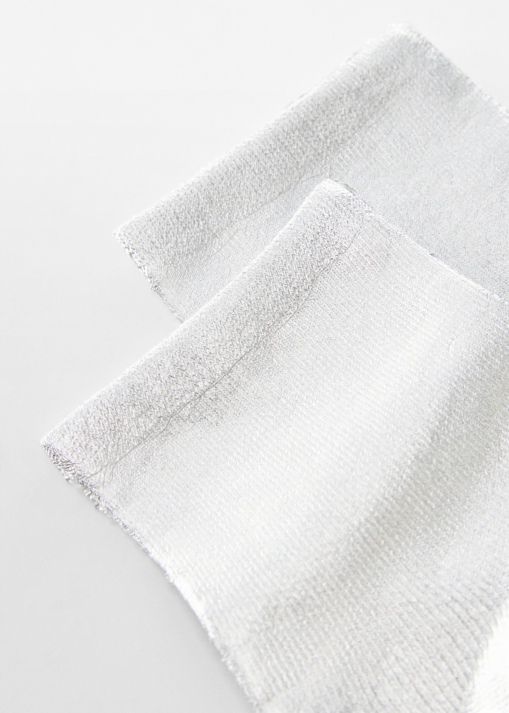 Foil socks - Details of the article 1, Silver. Ref: 67040420-00.