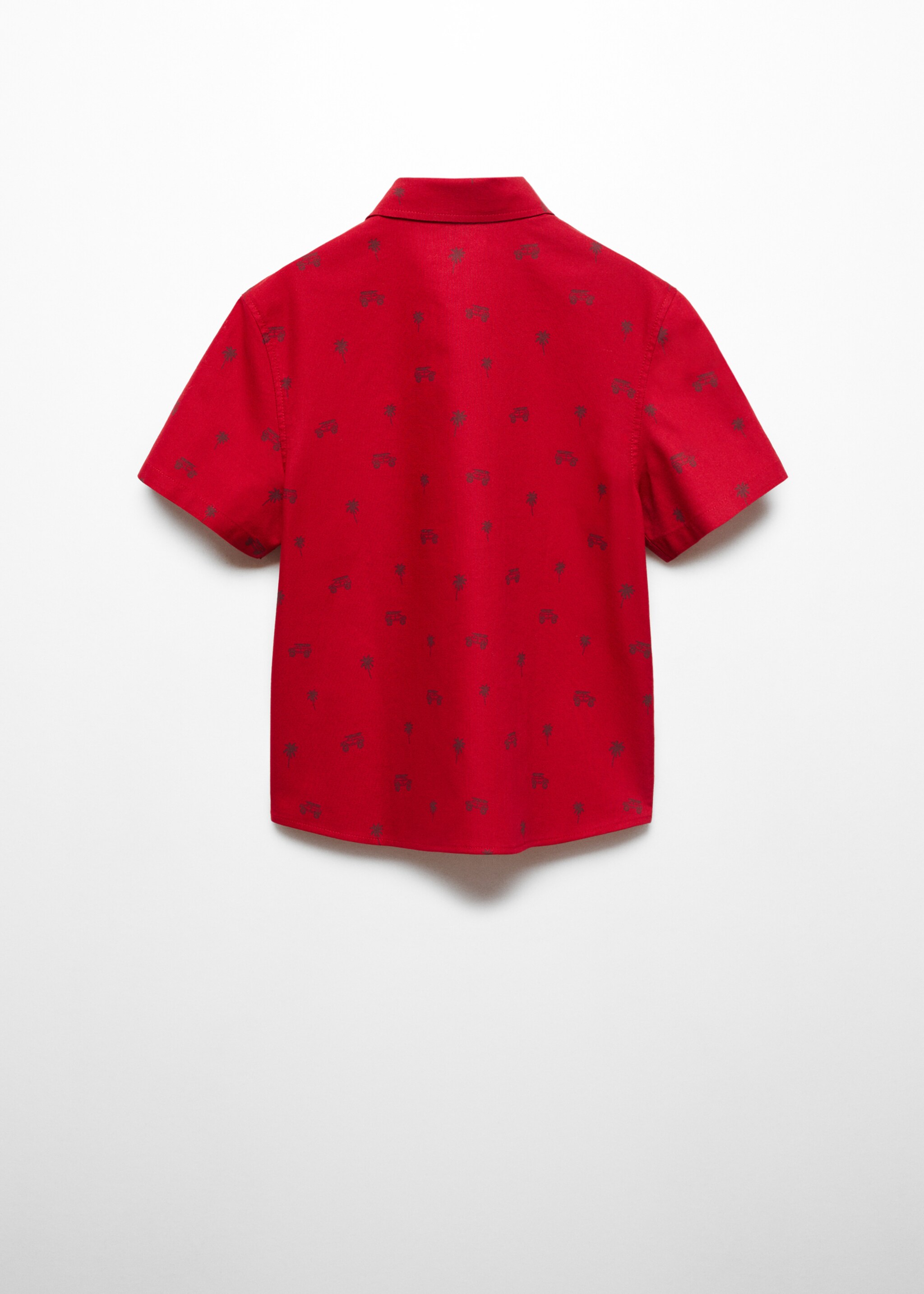 Chemise imprimée coton - Verso de l’article