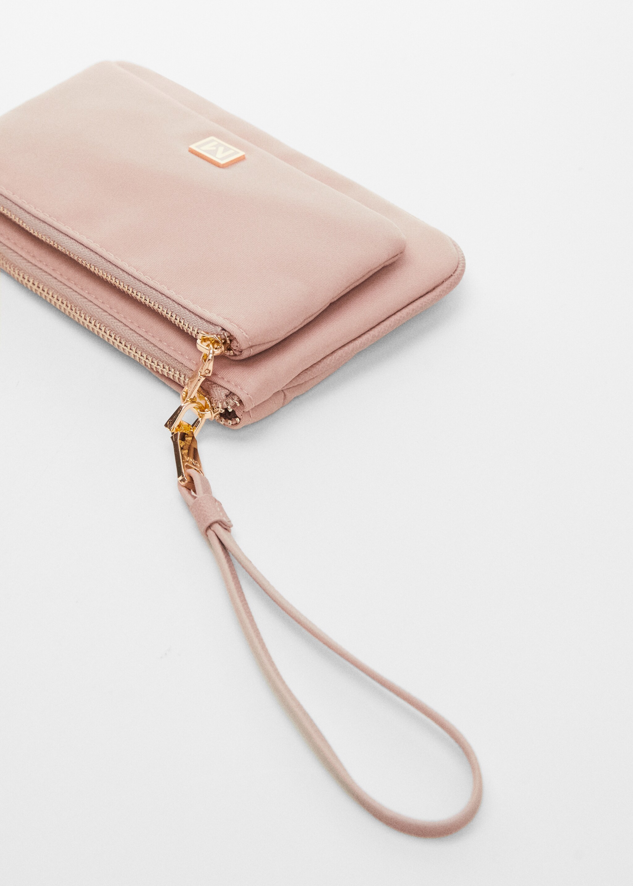 Double compartment wallet - Medium plane, Light Pink. Ref: 67040430-00.
