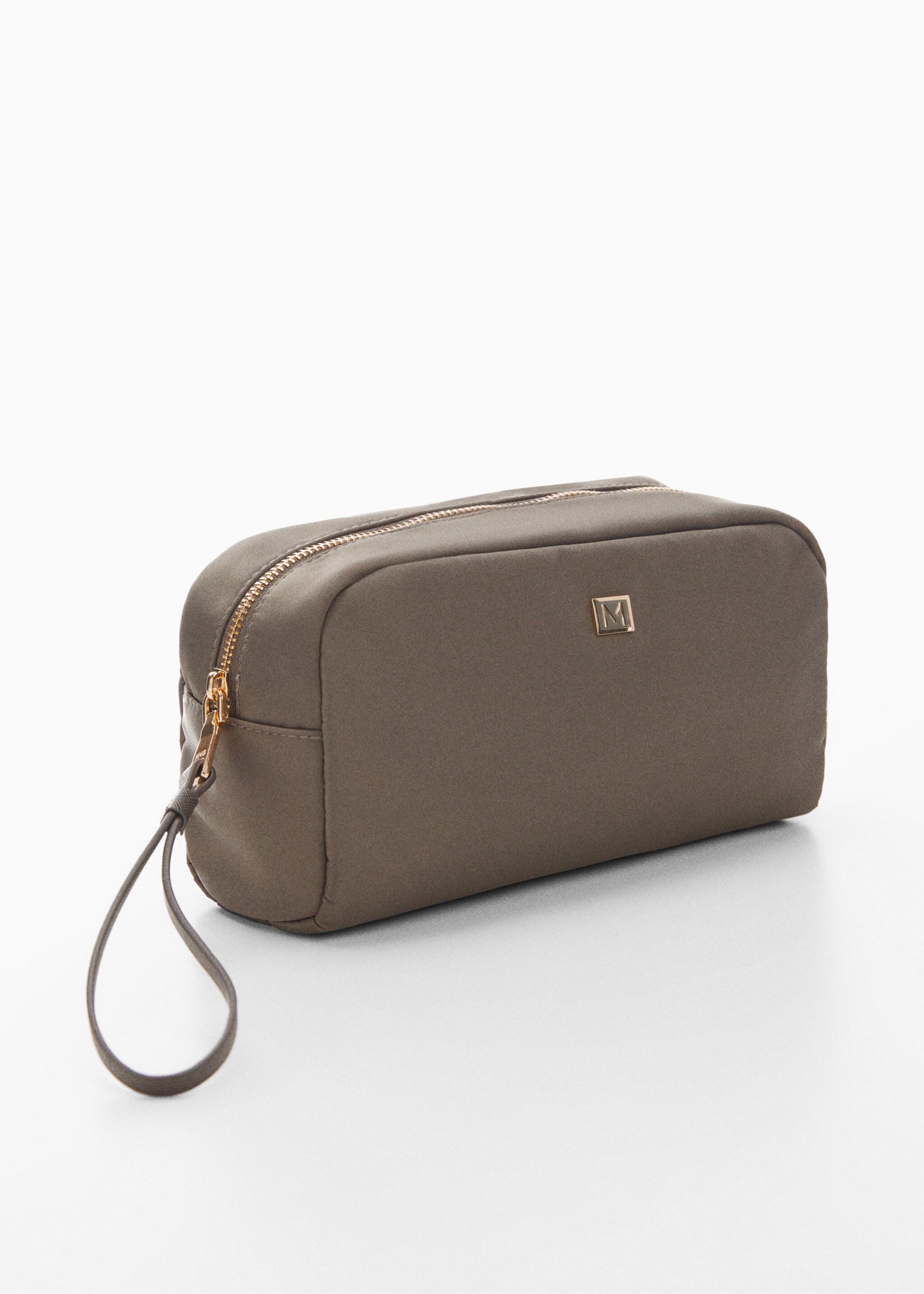 Zip-Kosmetiktasche mit Logo - Mittlere Ansicht