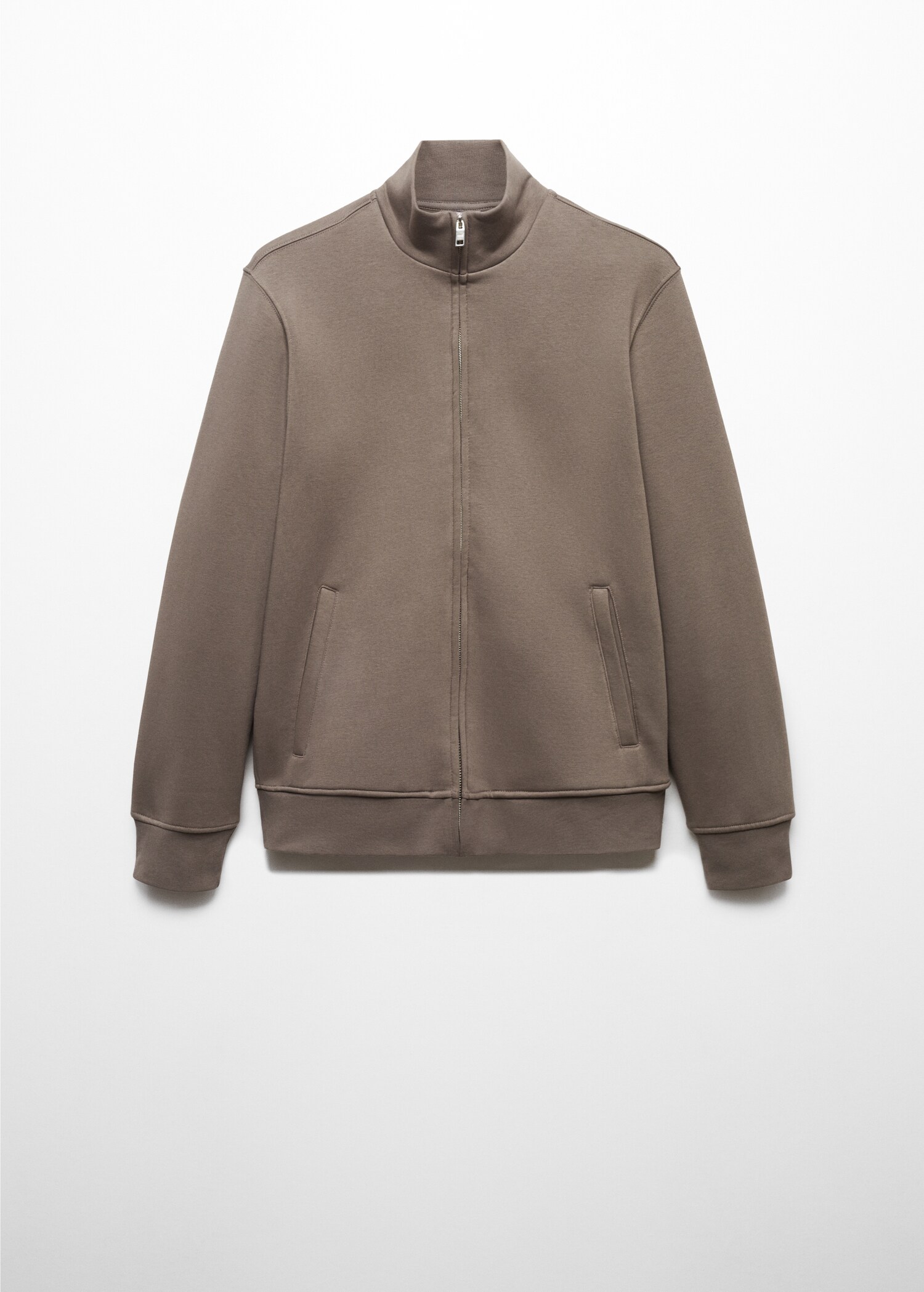 Sweat-shirt coton zip - Article sans modèle