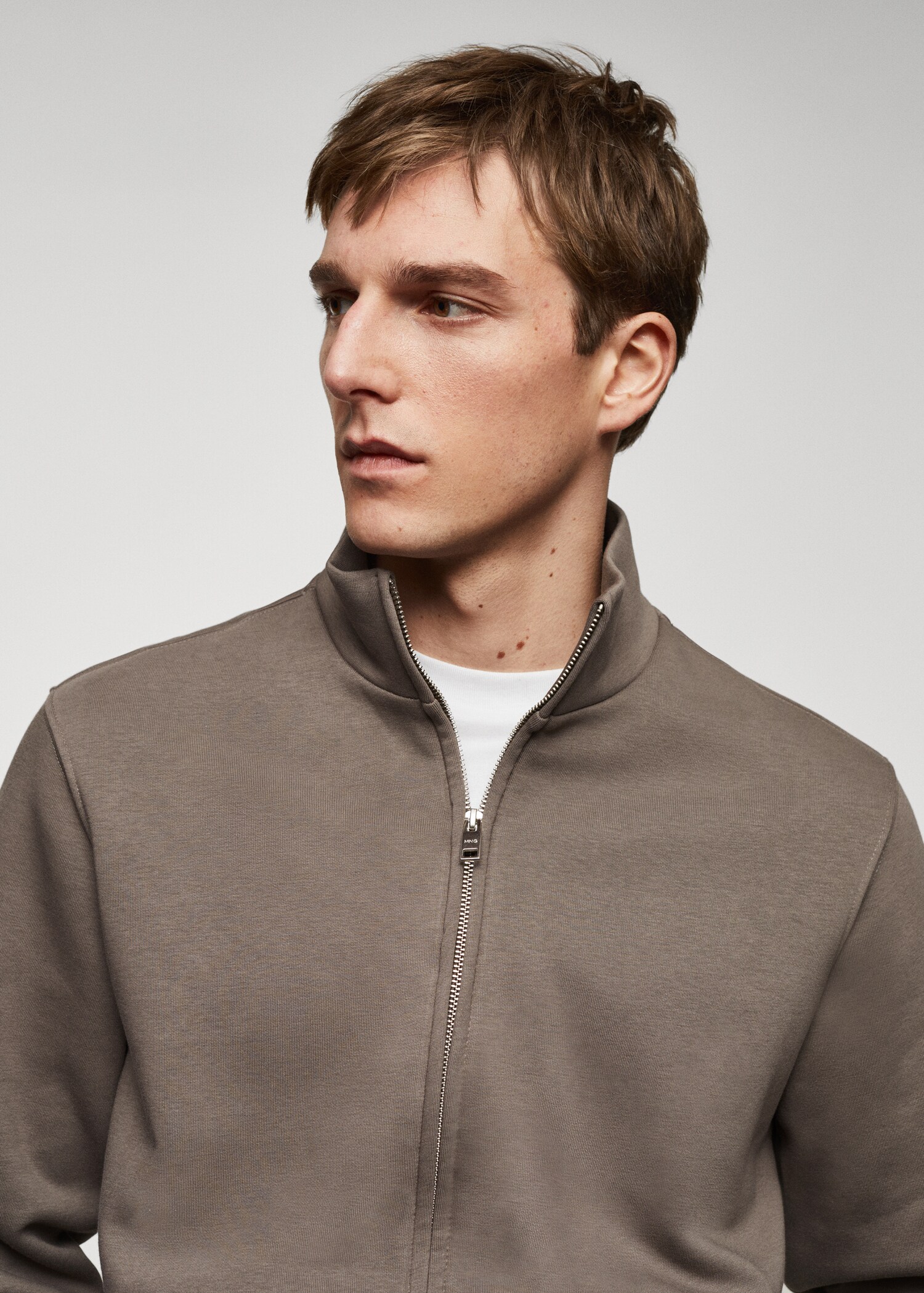 Sweat-shirt coton zip - Détail de l'article 1