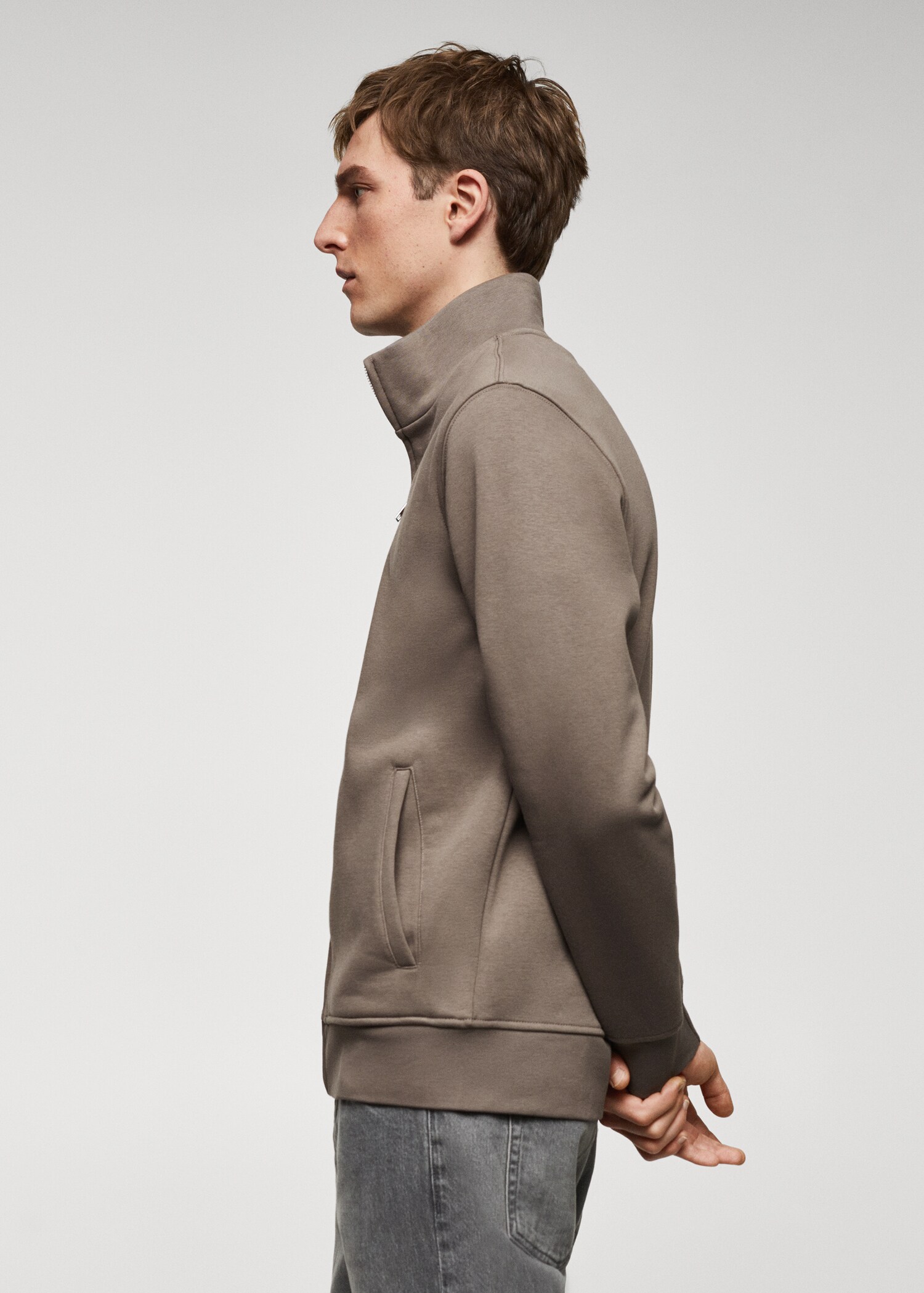 Sweat-shirt coton zip - Détail de l'article 2