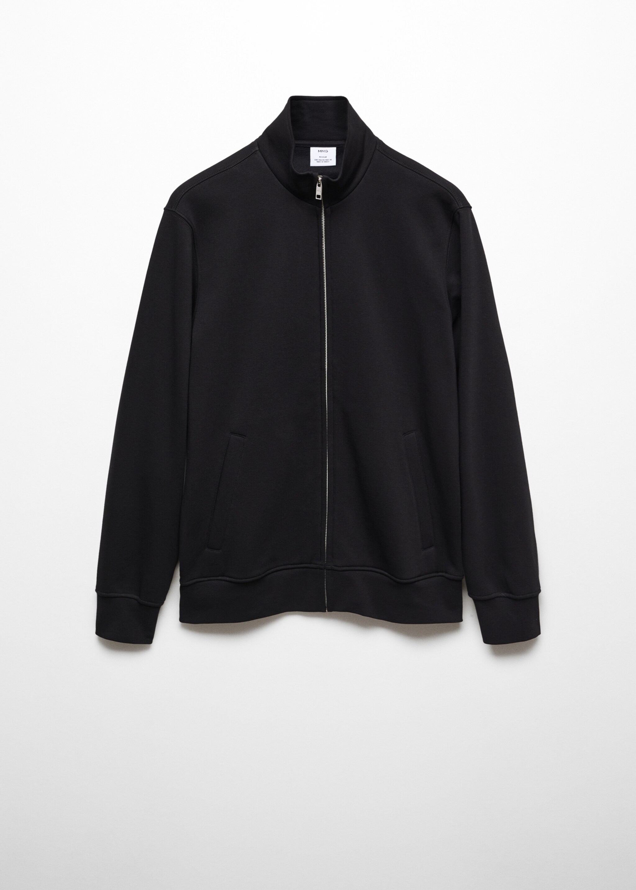 Baumwoll-Sweatshirt mit Reißverschluss - Artikel ohne Model