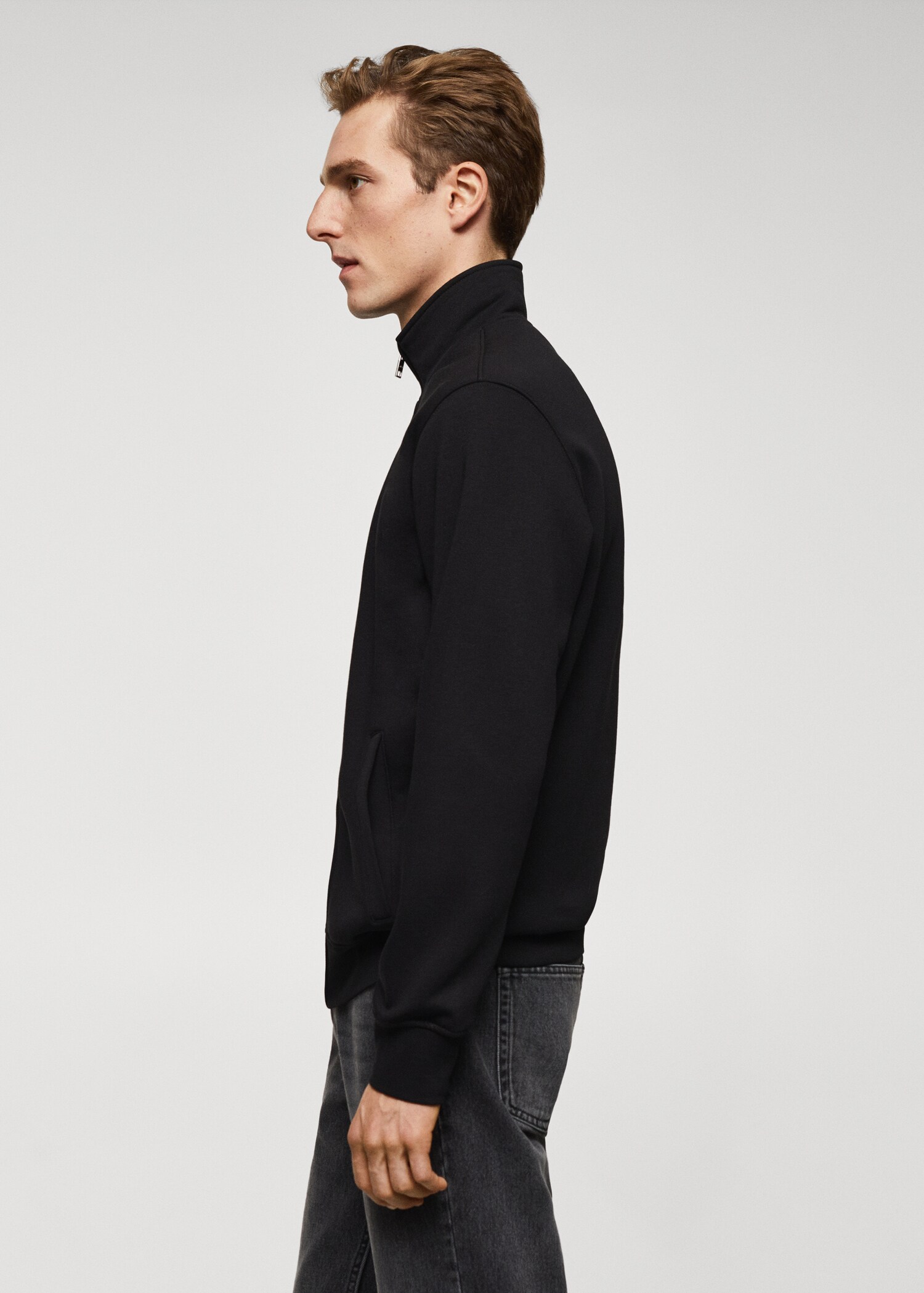 Sweat-shirt coton zip - Détail de l'article 2