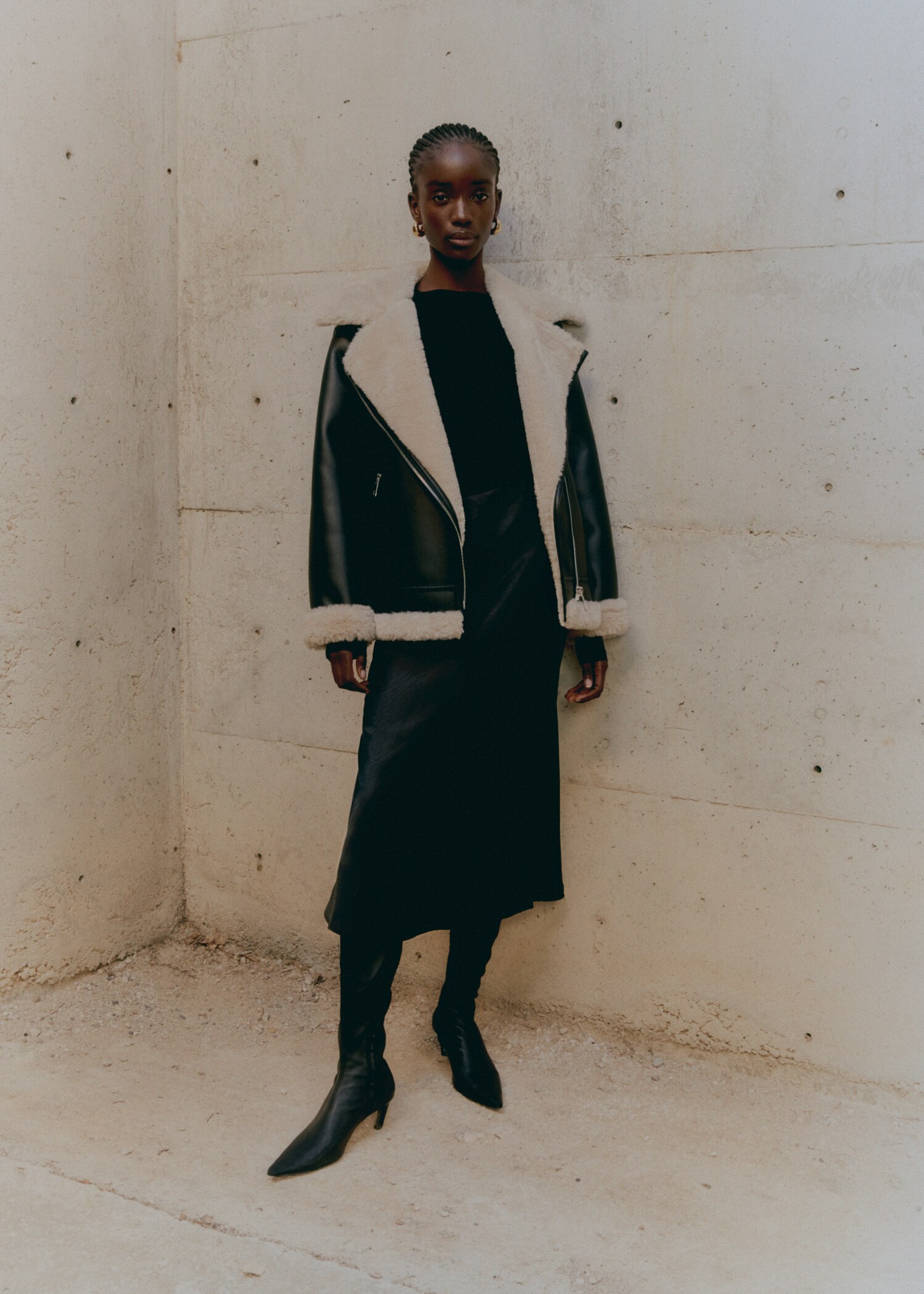 Jacket with shearling-effect lining - Details of the article 7
