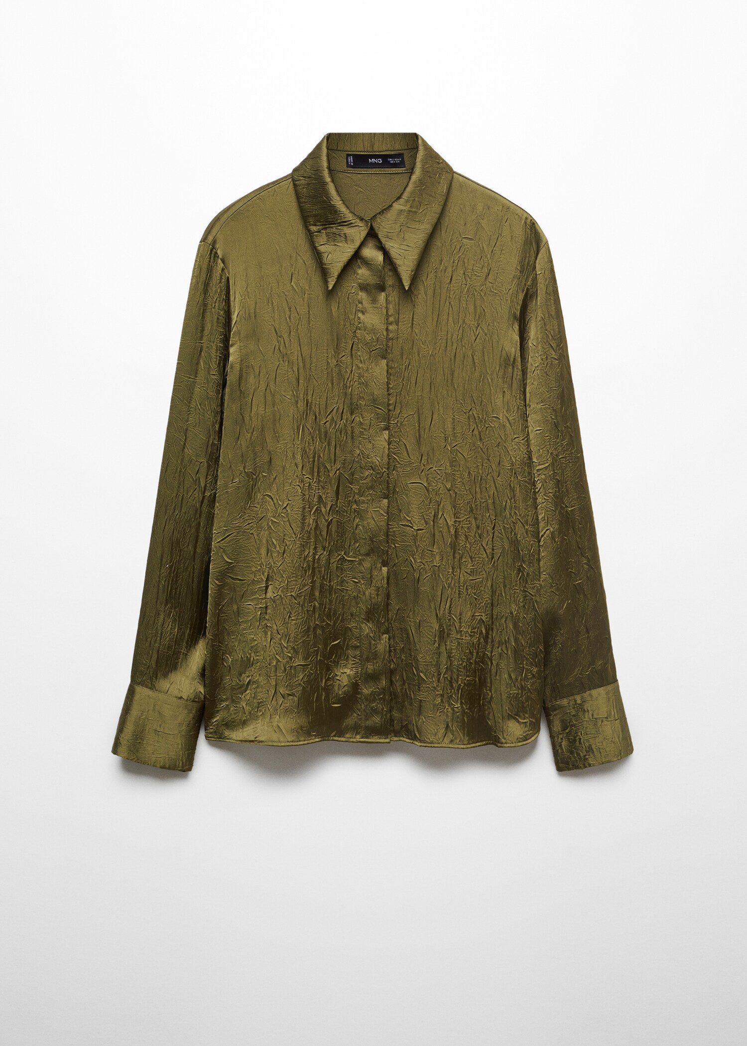 Camisa textura setinada - Article sense model