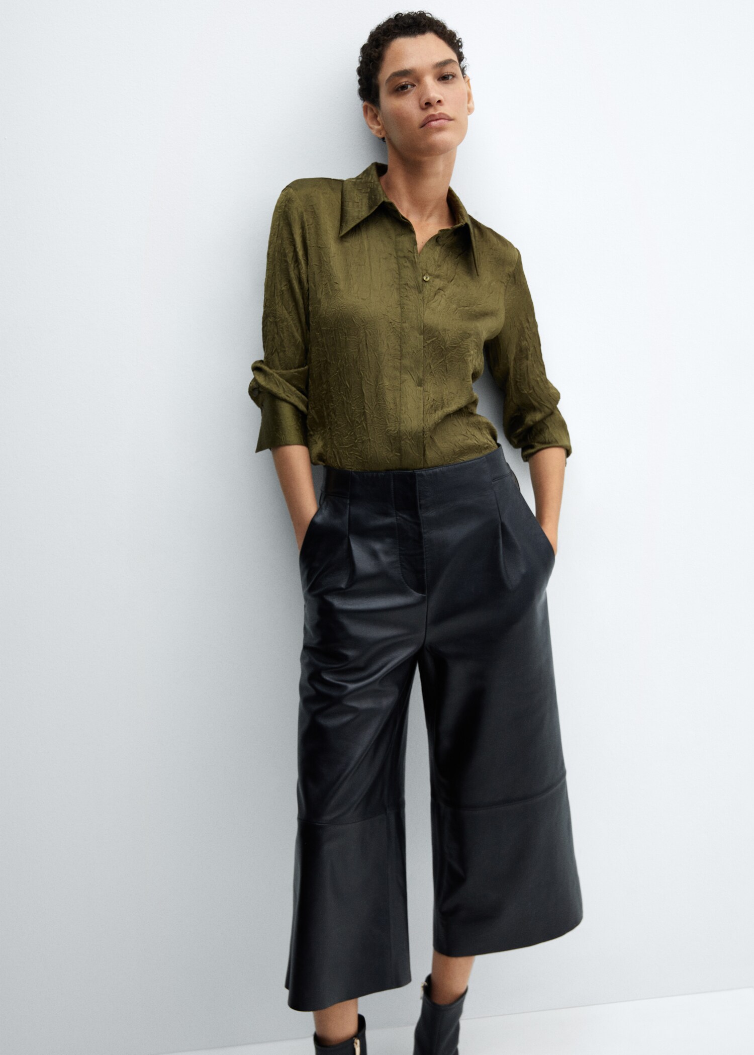 Camisa textura setinada - Detall de l'article 2