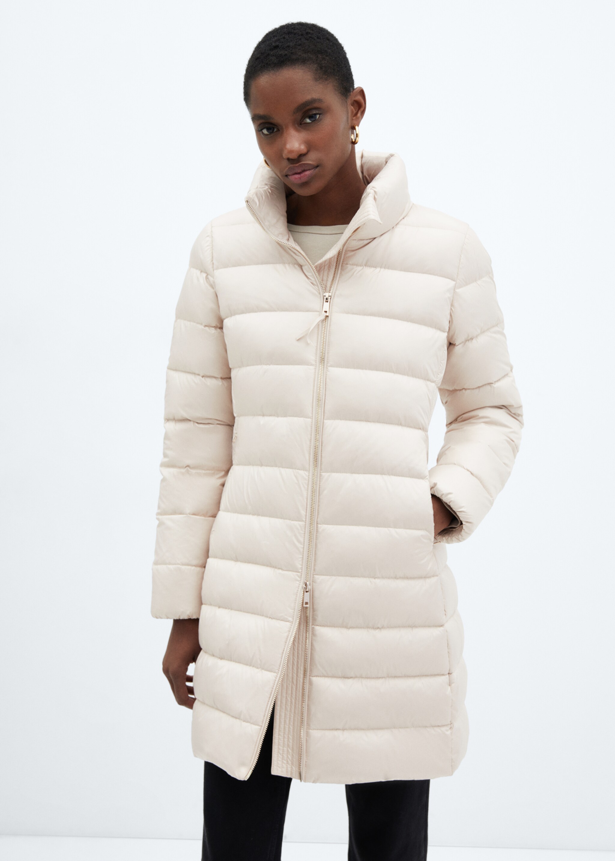 Anorak imperméable duvet - Plan moyen