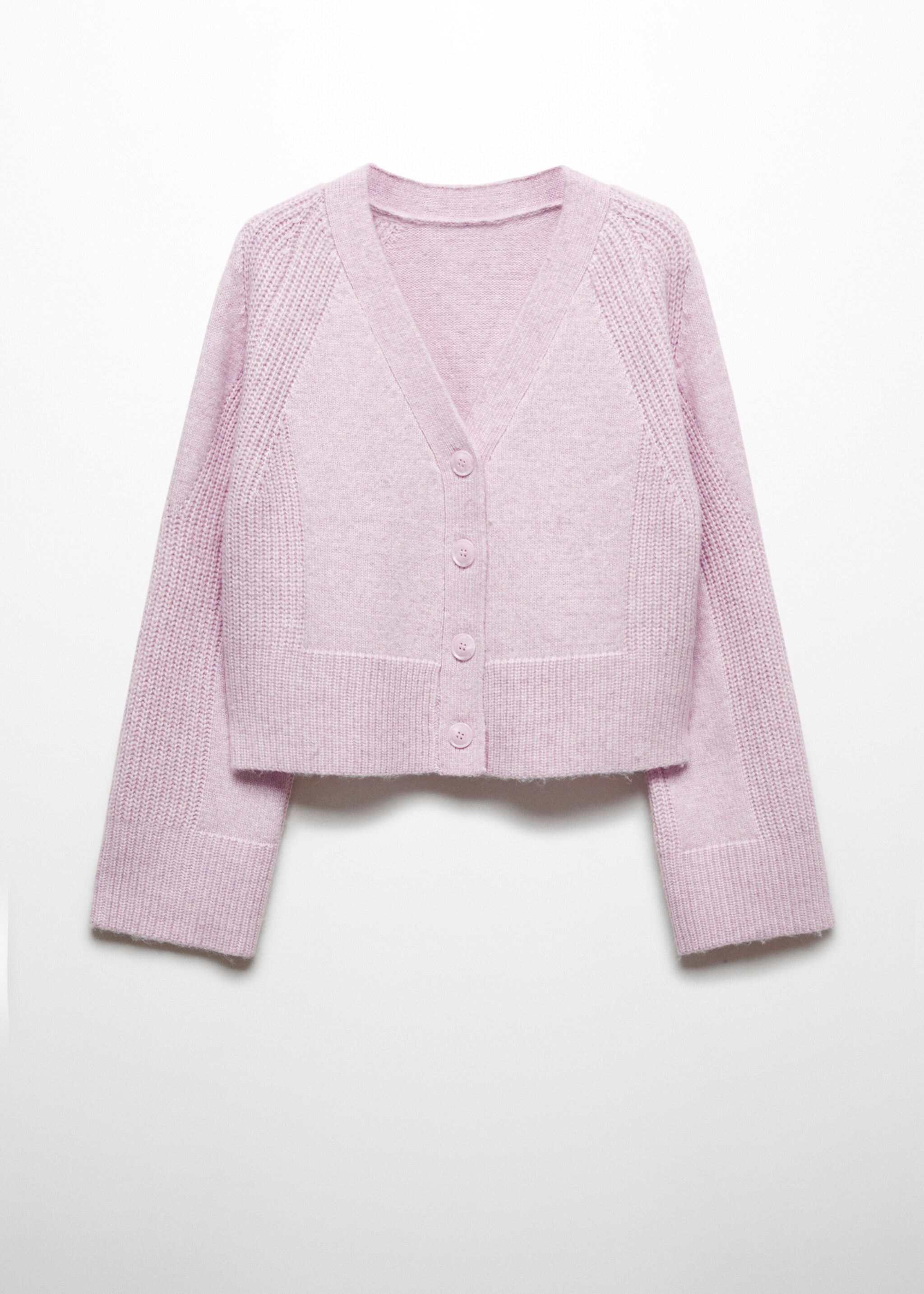 V-neck knitted cardigan - Article without model