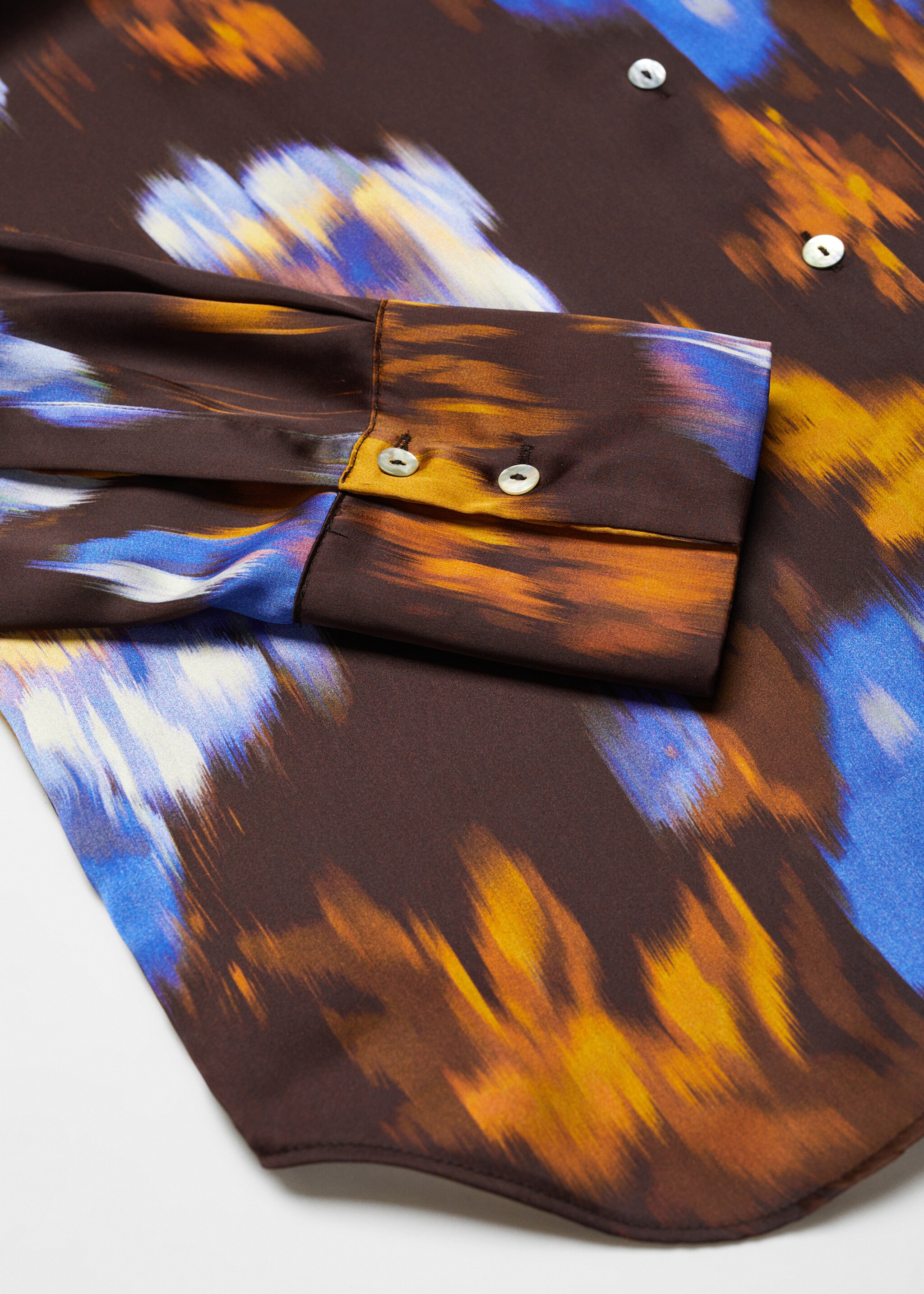 Bedrukte satijnen blouse - Detail van het artikel 8