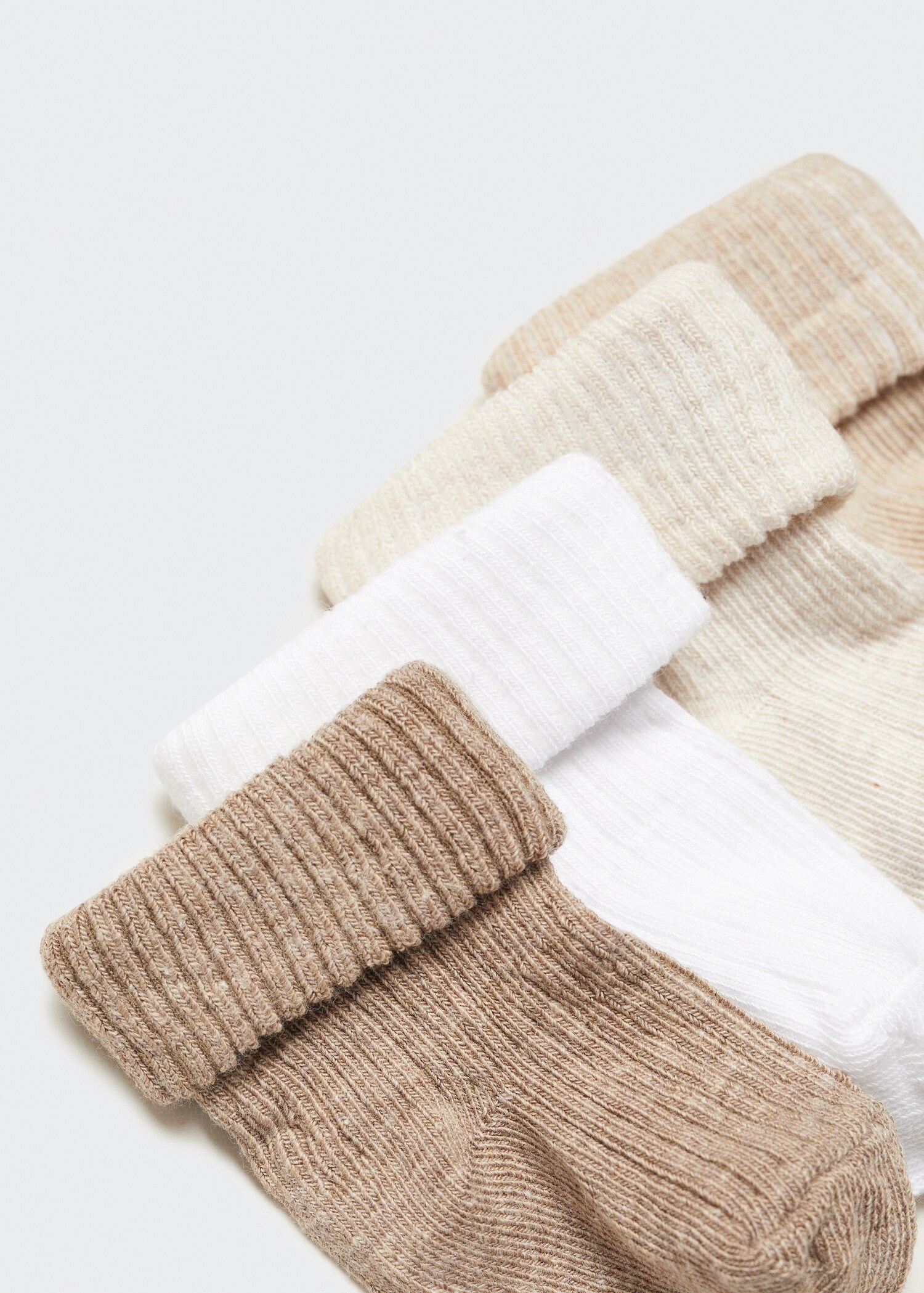 Pack 4 paires de chaussettes côtelées - Détail de l'article 0