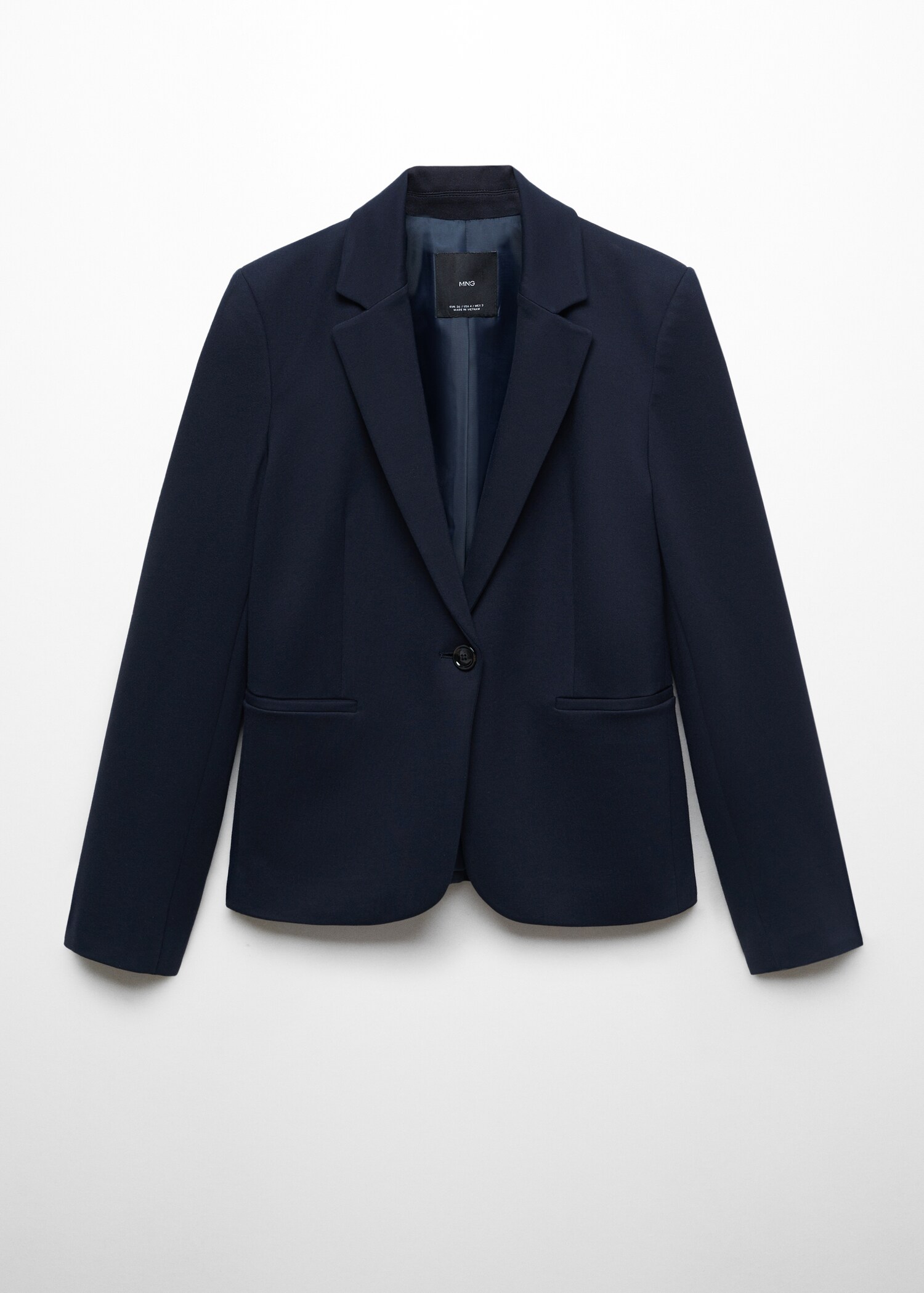 Blazer cintré maille point de Rome - Article sans modèle