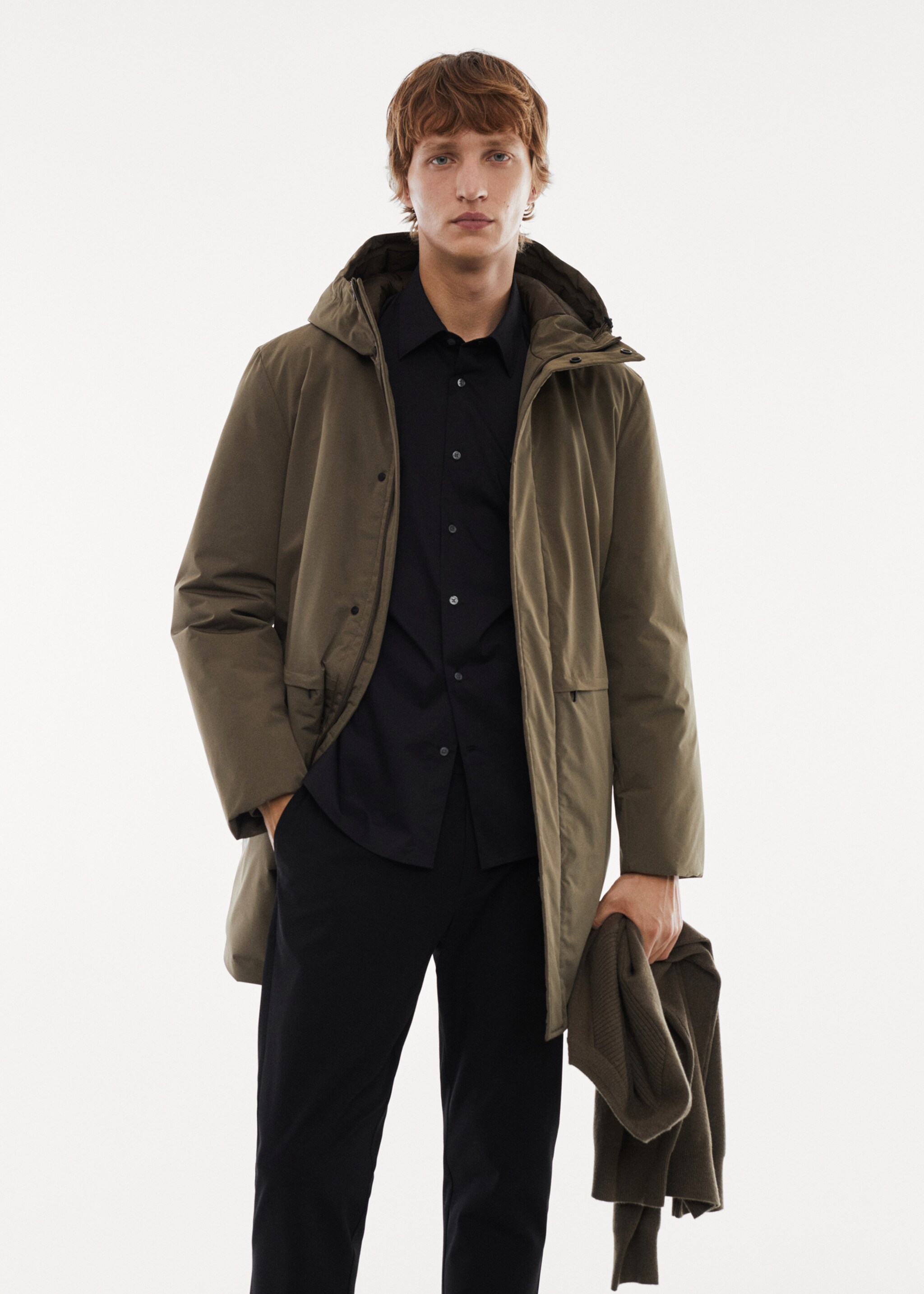 Prošívaná parka s kapucí SOFEELATE® - Detail zboží 2