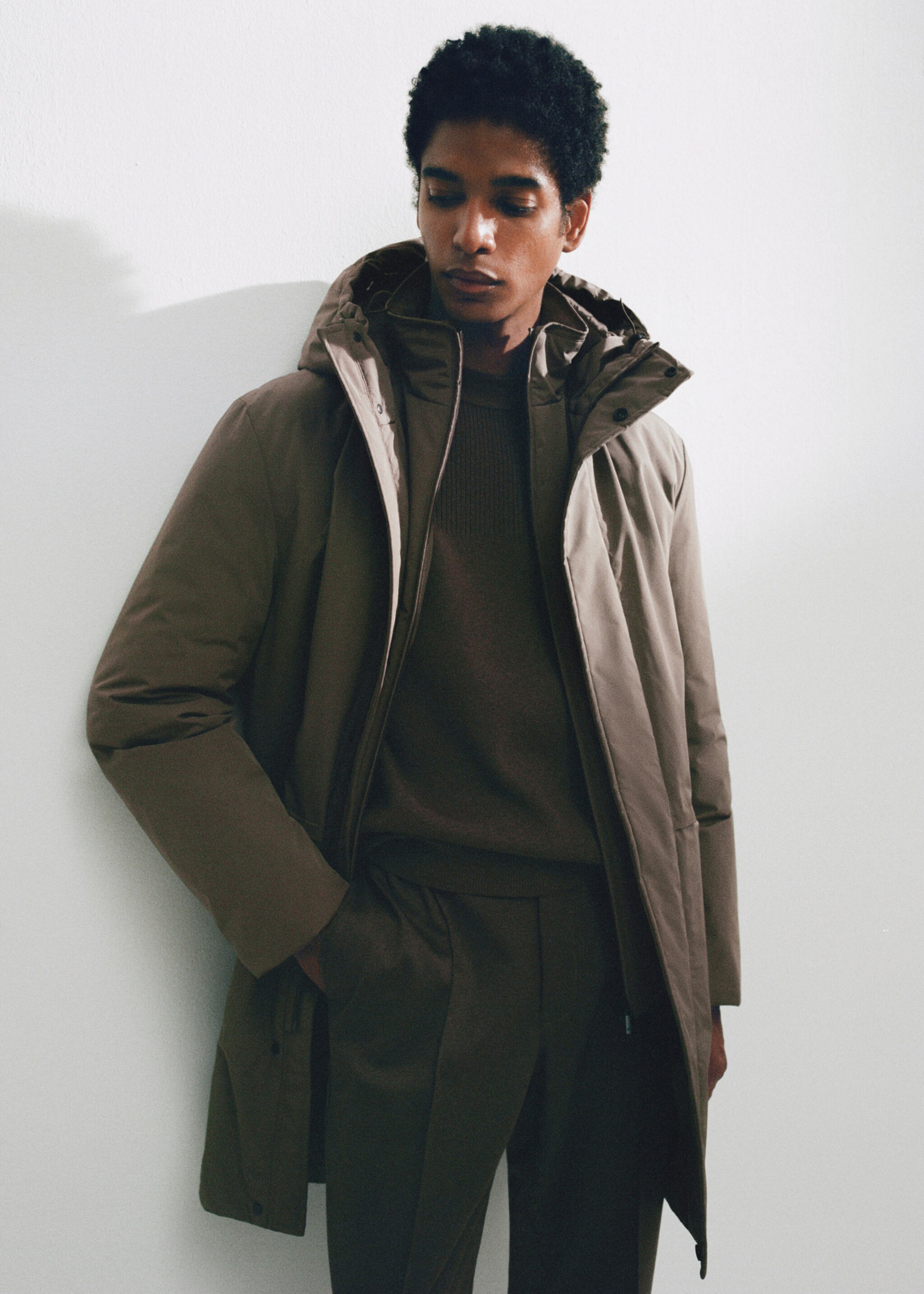 Prošívaná parka s kapucí SOFEELATE® - Detail zboží 7