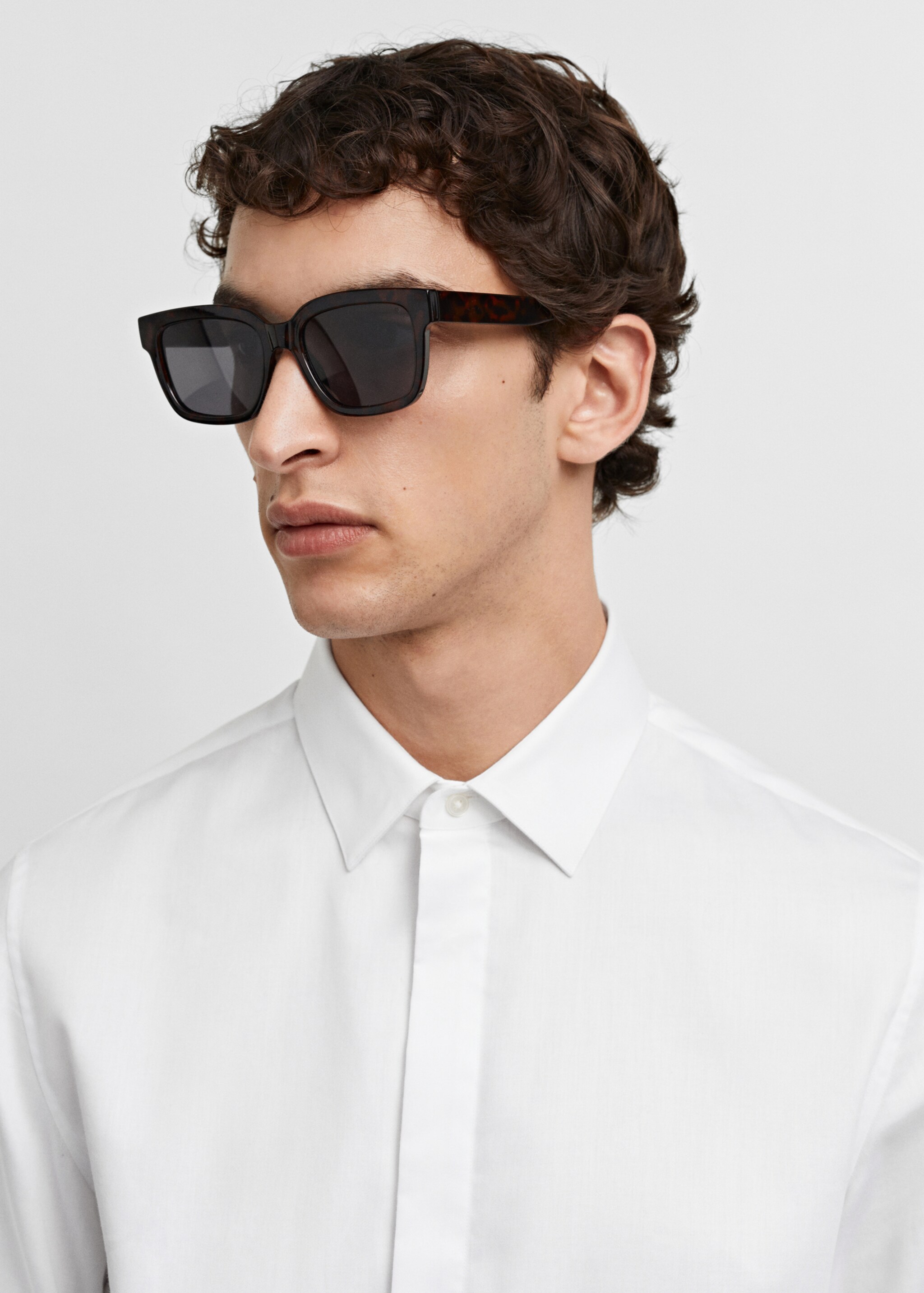 Πουκάμισο κοστουμιού slim fit 100% βαμβάκι - Λεπτομέρεια του προϊόντος 6