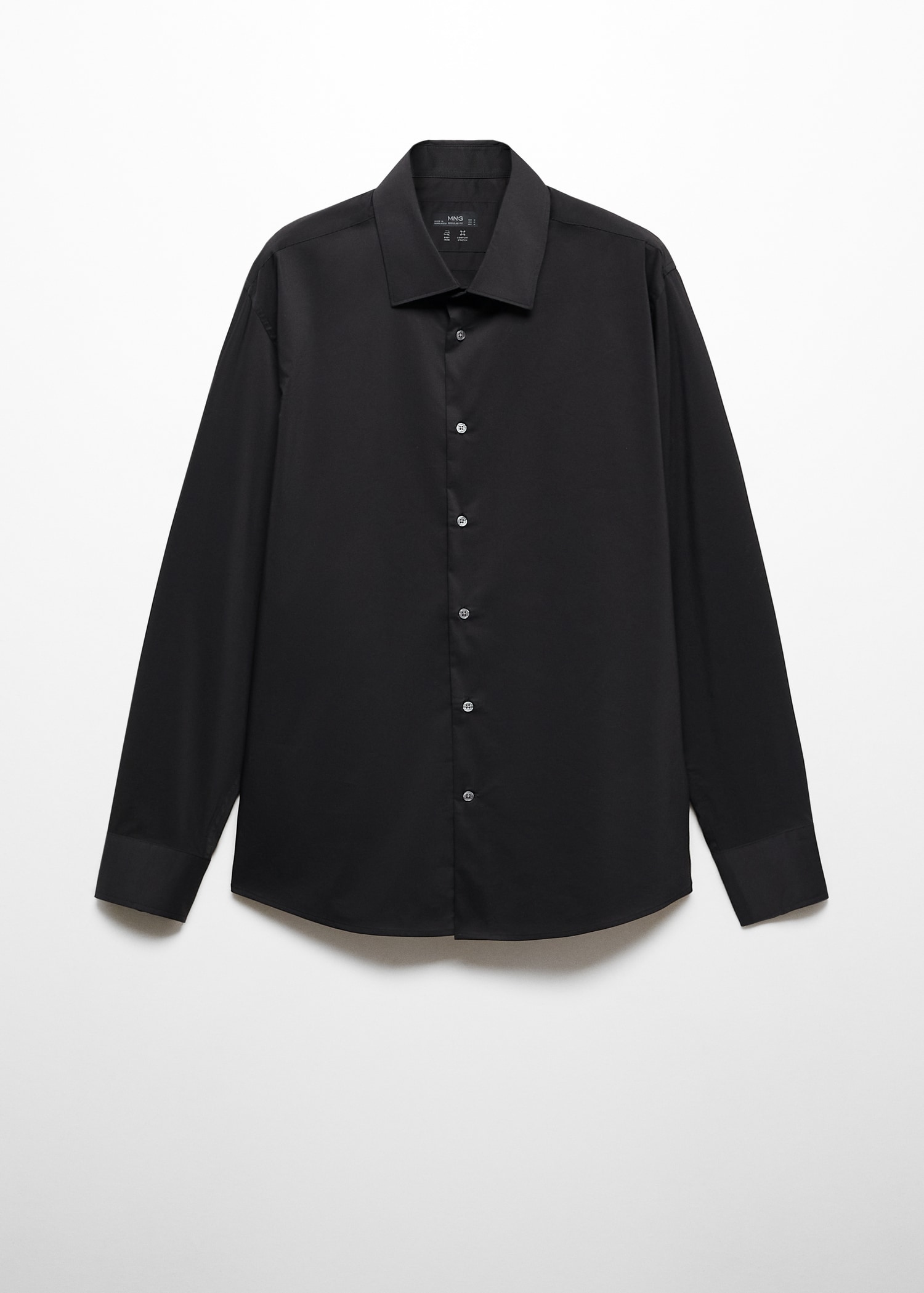 Camisa regular fit algodón stretch - Main Image