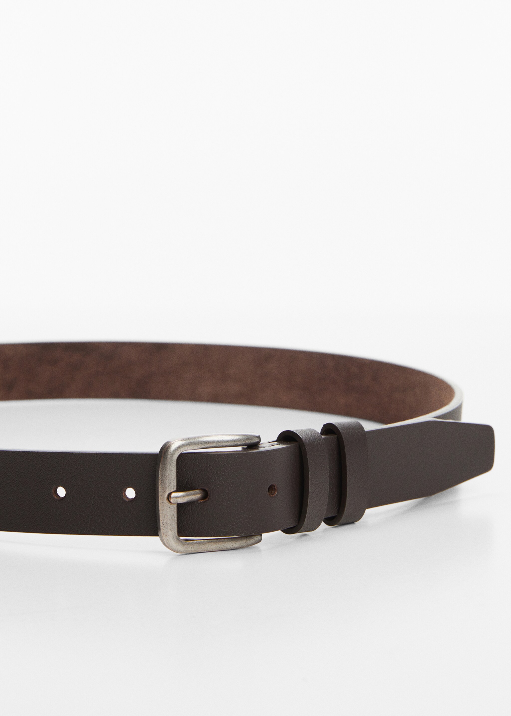 Buckle leather belt - Details of the article 1
