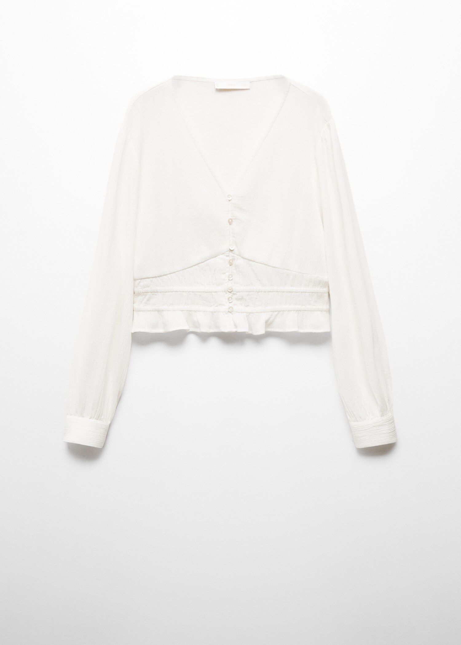 Buttoned cotton shirt - Article without model