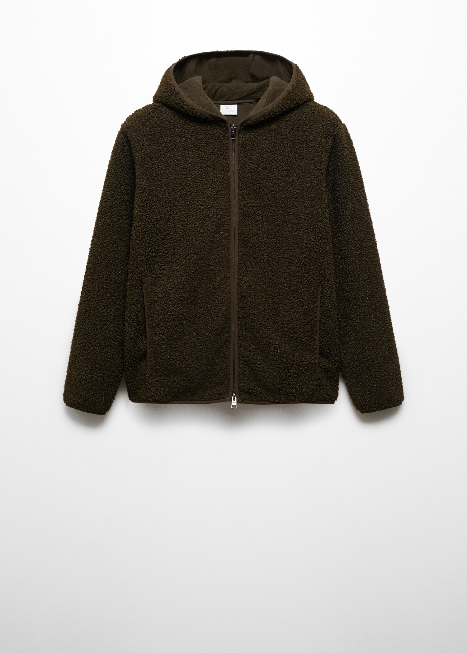 Bouclé-Sweatshirt mit Reißverschluss - Artikel ohne Model