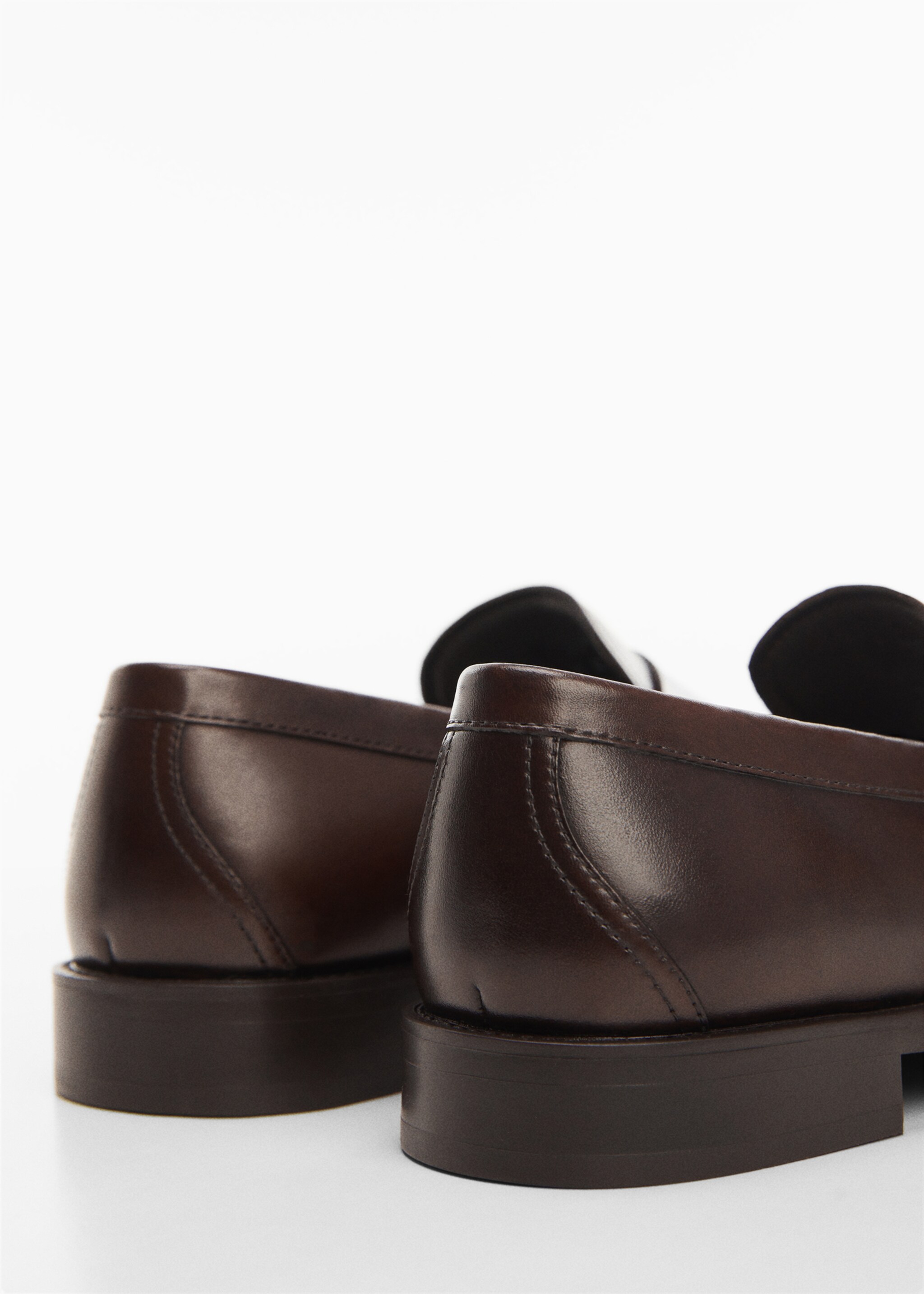 Mocassins découpe cuir effet patiné - Détail de l'article 2