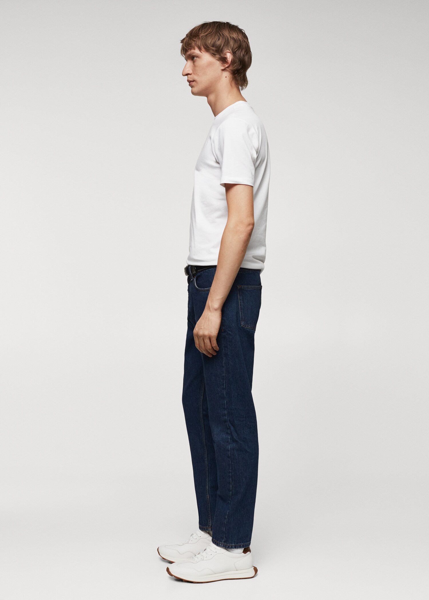 Stretch cotton T-shirt - Details of the article 1