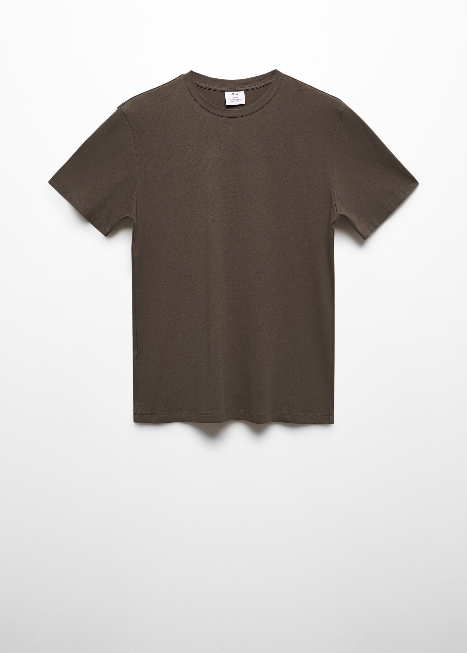 Stretch cotton T-shirt - Article without model